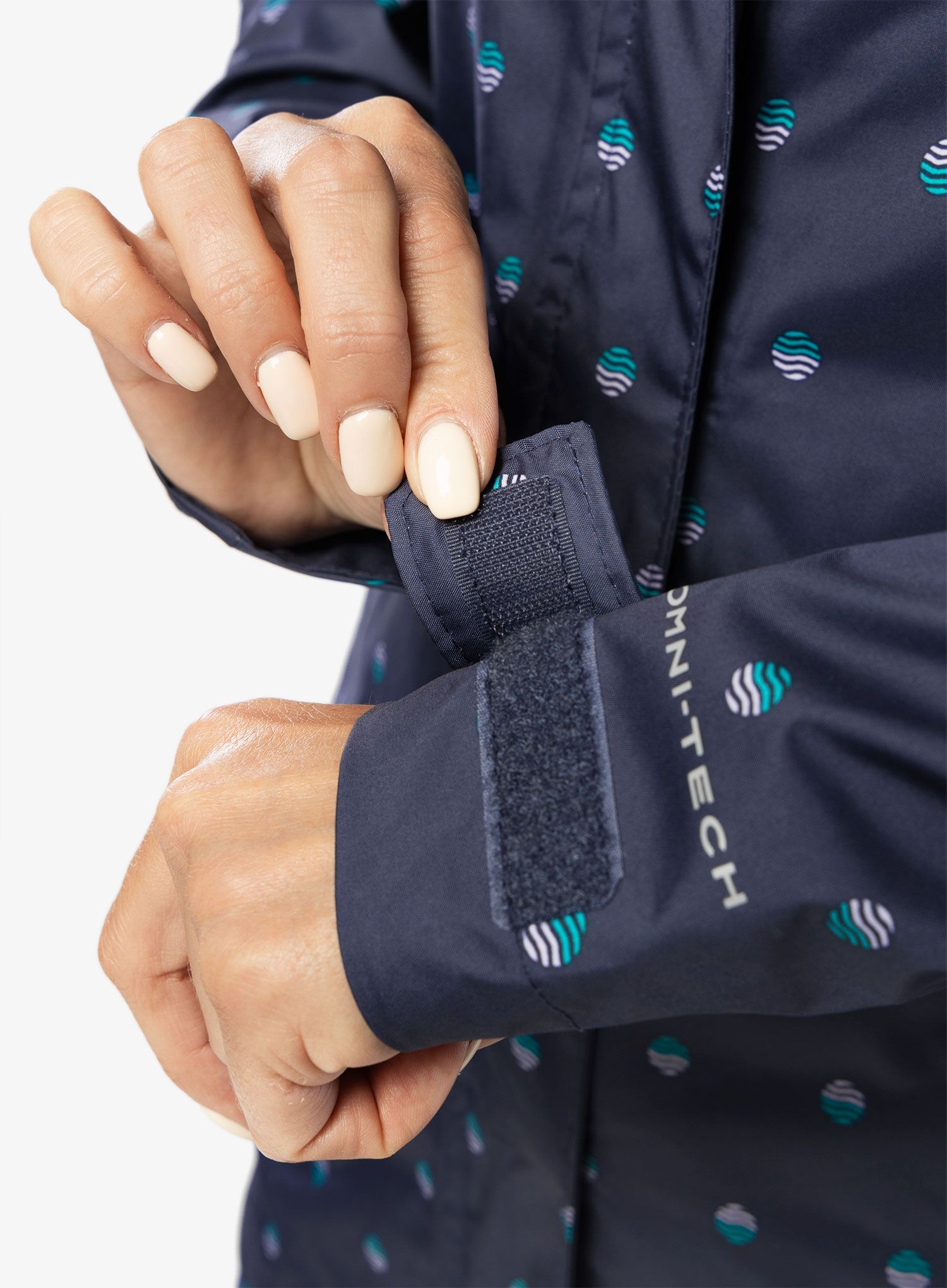 Ženska nepremočljiva jakna Columbia Splash A Little II Jacket - nocturnal swell dots print