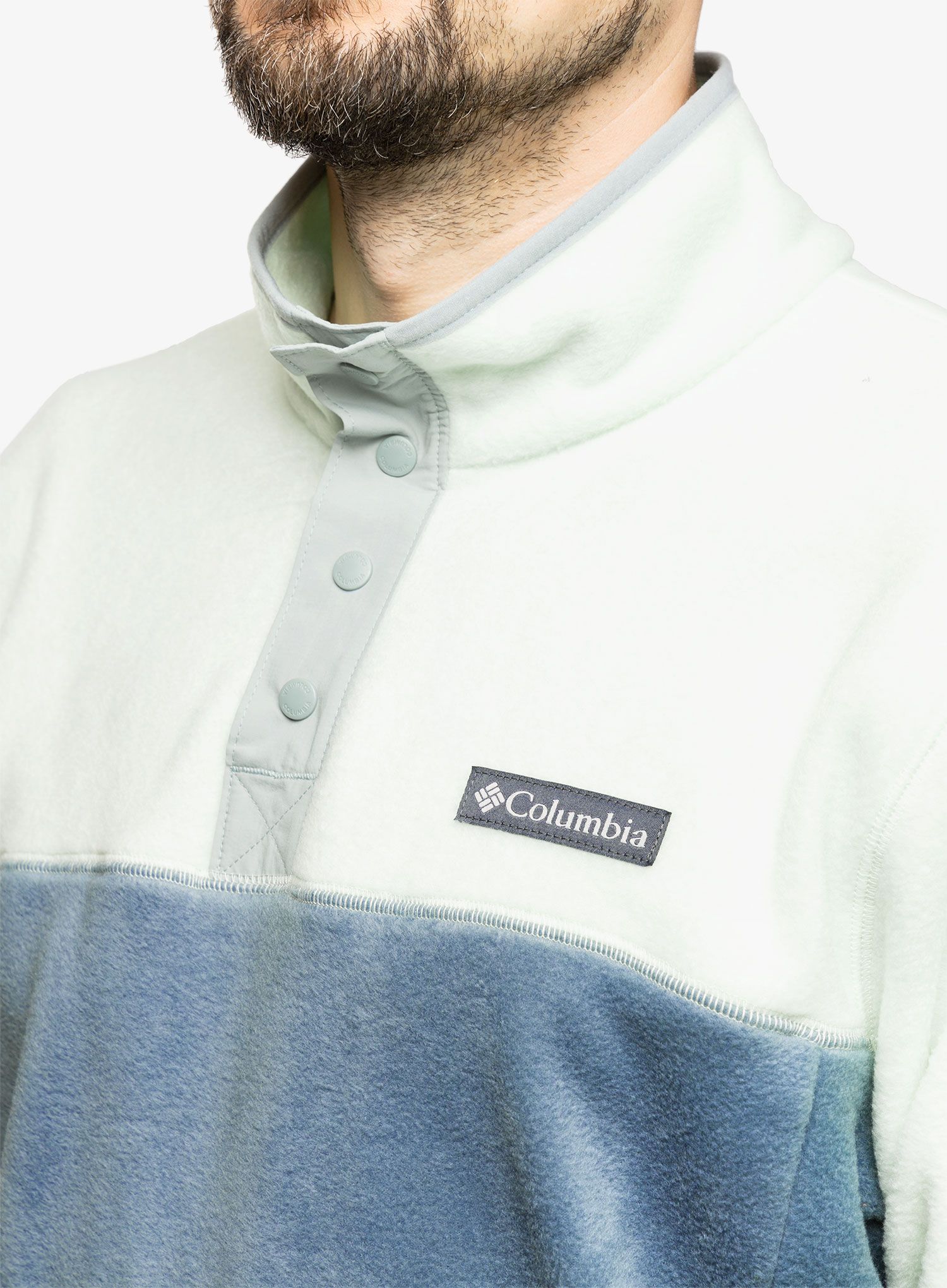 Flis Columbia Steens Mountain Half Snap - ice green/metal