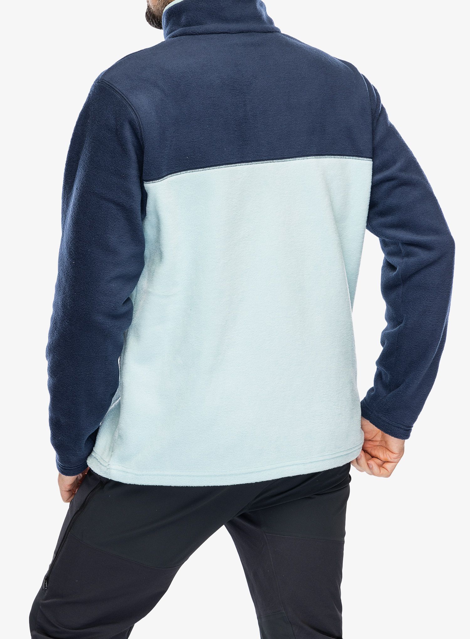 Puloverji brez kapuce Columbia Steens Mountain Half Snap - spray/navy