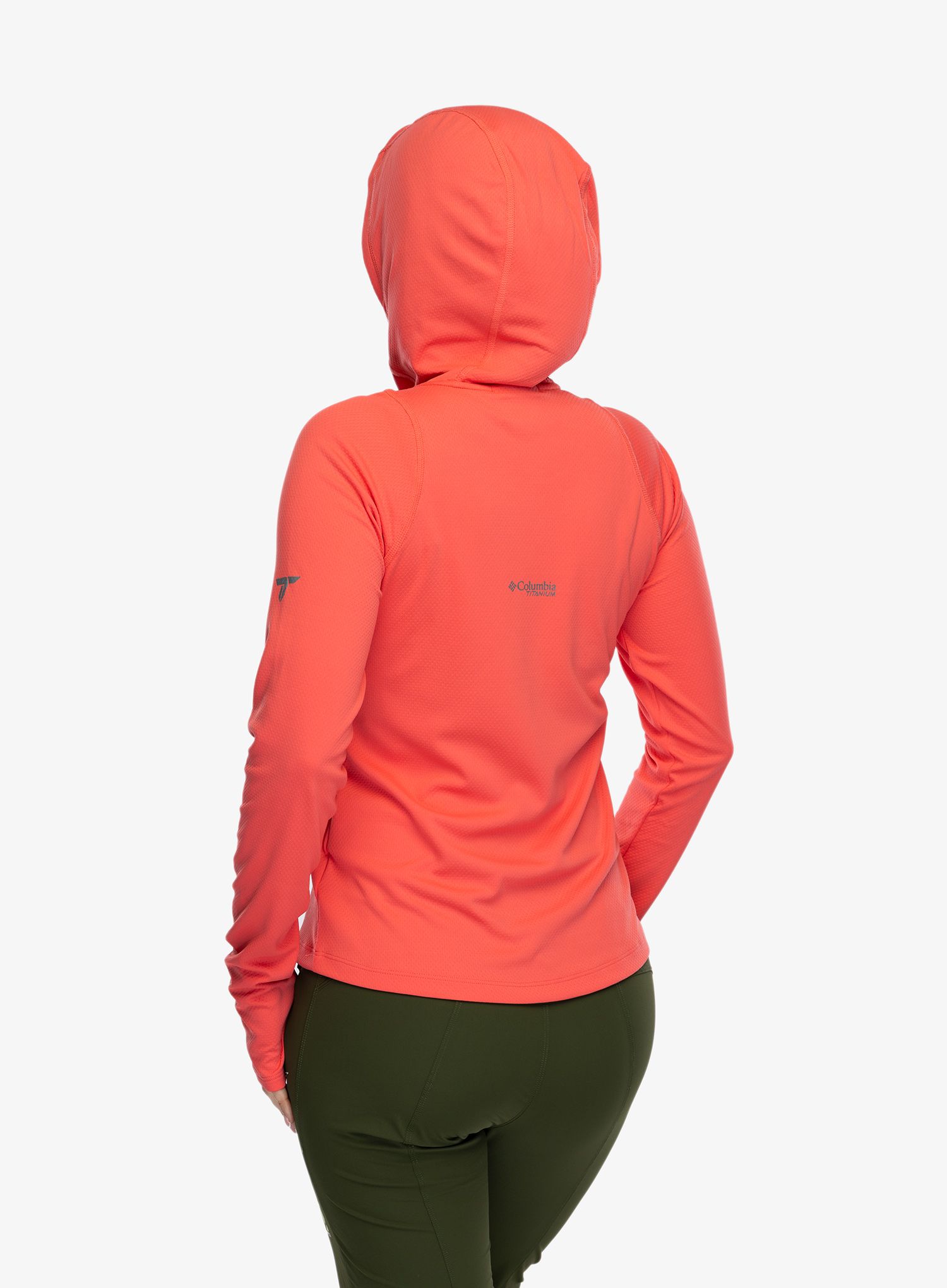 Ženska jopa s kapuco Columbia Summit Valley Hoodie - juicy