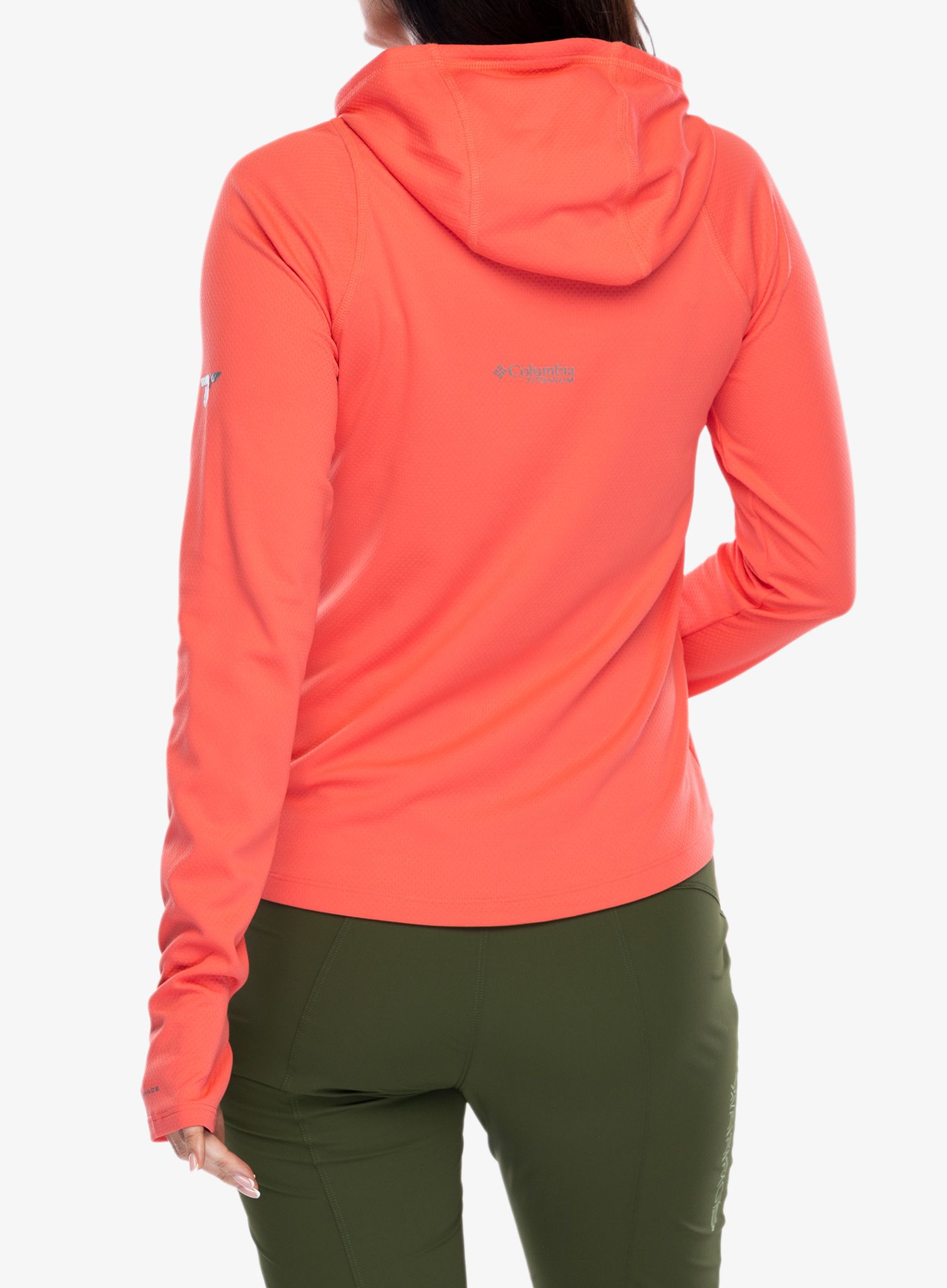 Ženska jopa s kapuco Columbia Summit Valley Hoodie - juicy