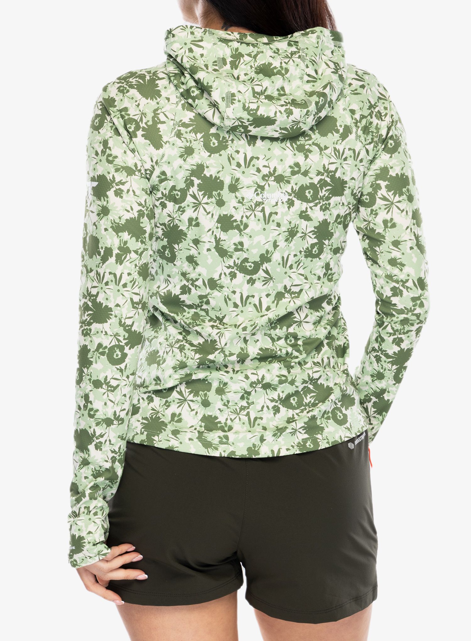 Ženska jopa s kapuco Columbia Summit Valley Hoodie - sage leaf popflorid