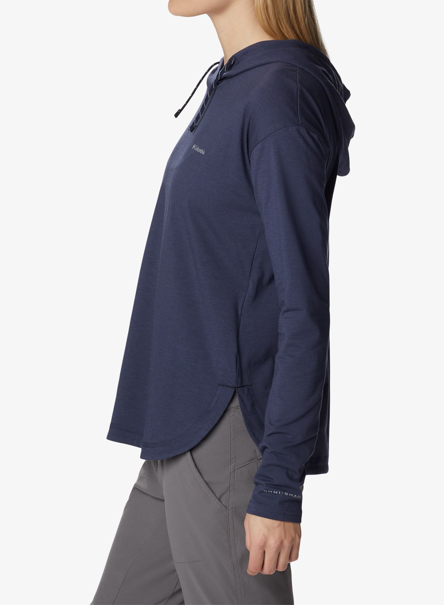 Ženska jopa s kapuco Columbia Sun Trek EU Hooded Pullover - nocturnal