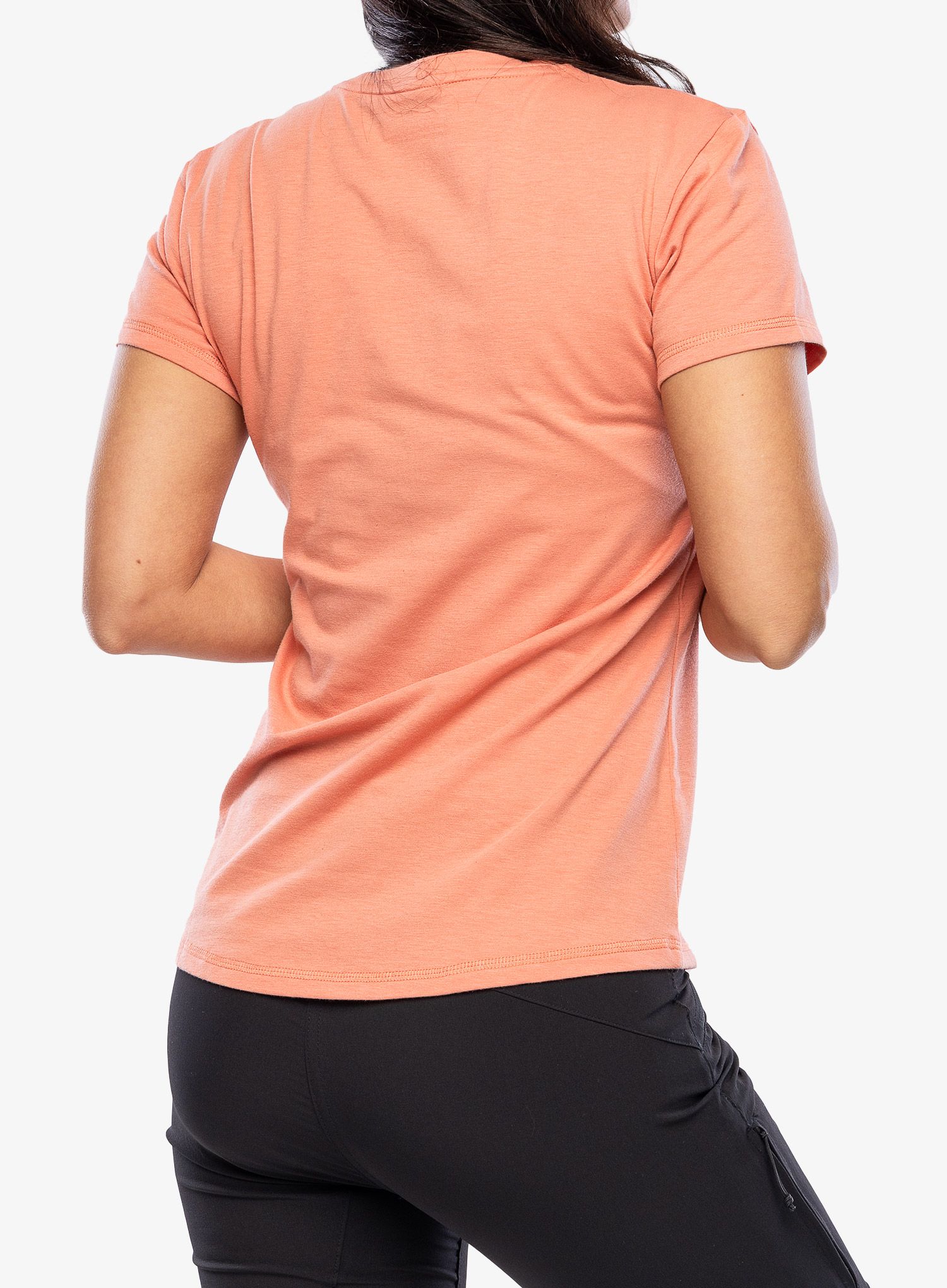 Ženska majica s potiskom Columbia Sun Trek S/S Graphic Tee - faded peach