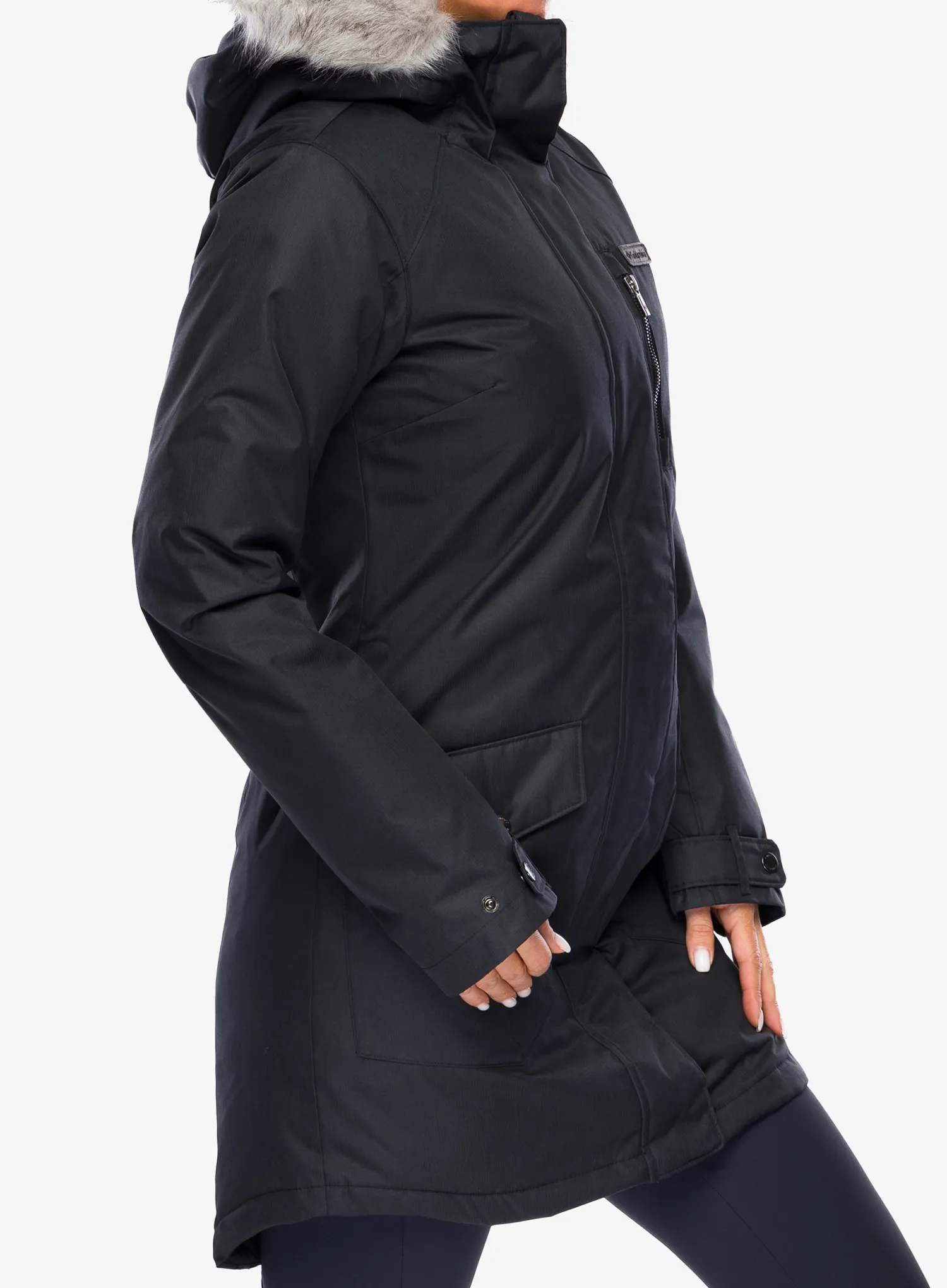 Ženski plašč Columbia Suttle Mountain Long Insulated Jacket - black