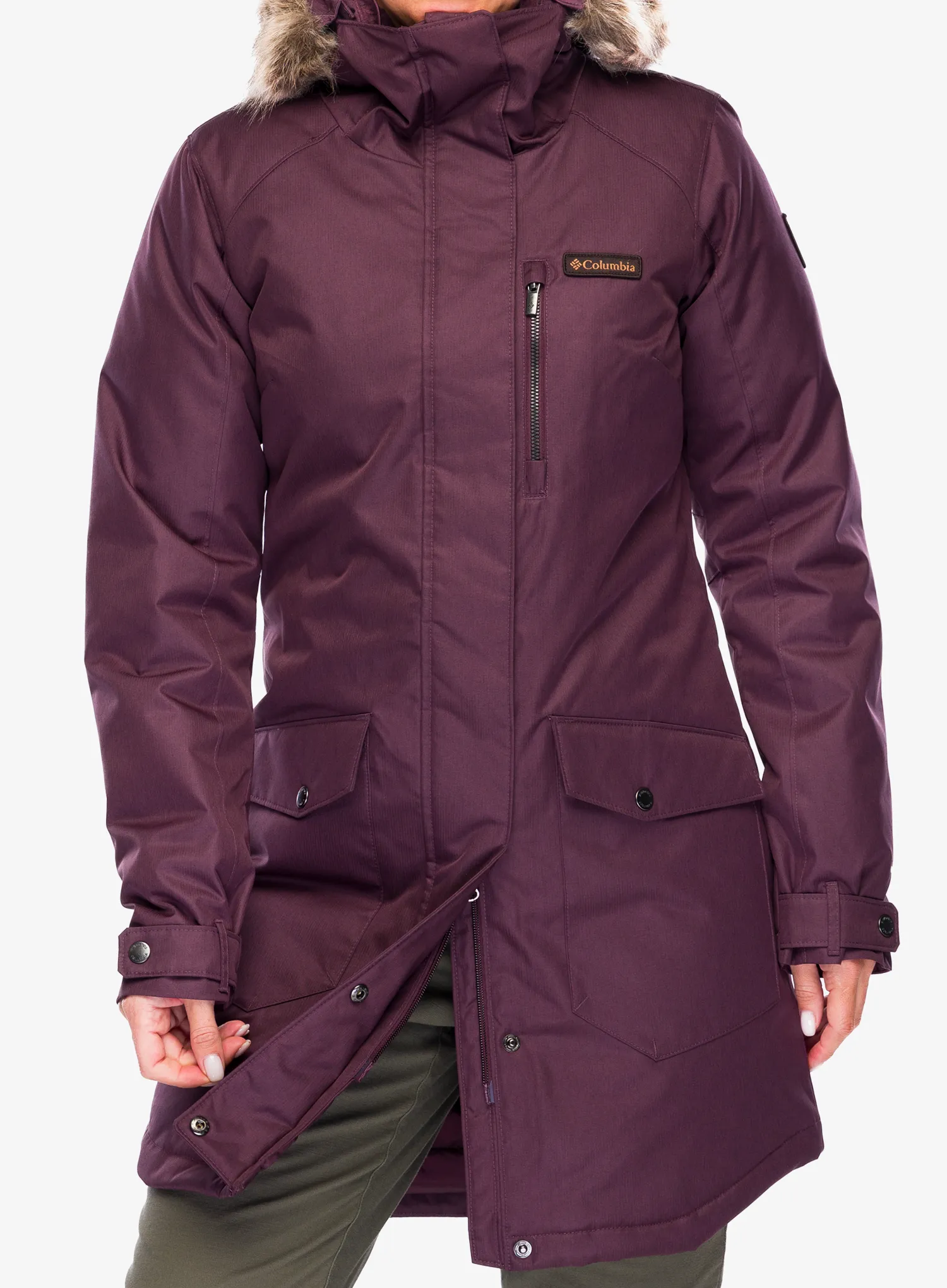 Ženski plašč Columbia Suttle Mountain Long Insulated Jacket - moonvista