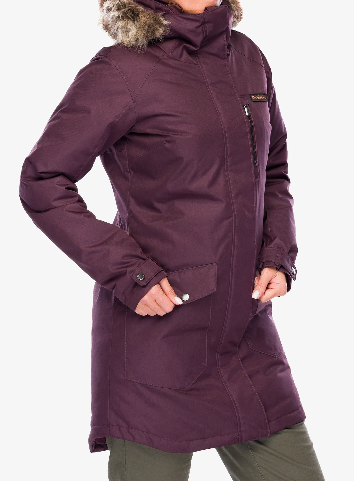 Ženski plašč Columbia Suttle Mountain Long Insulated Jacket - moonvista