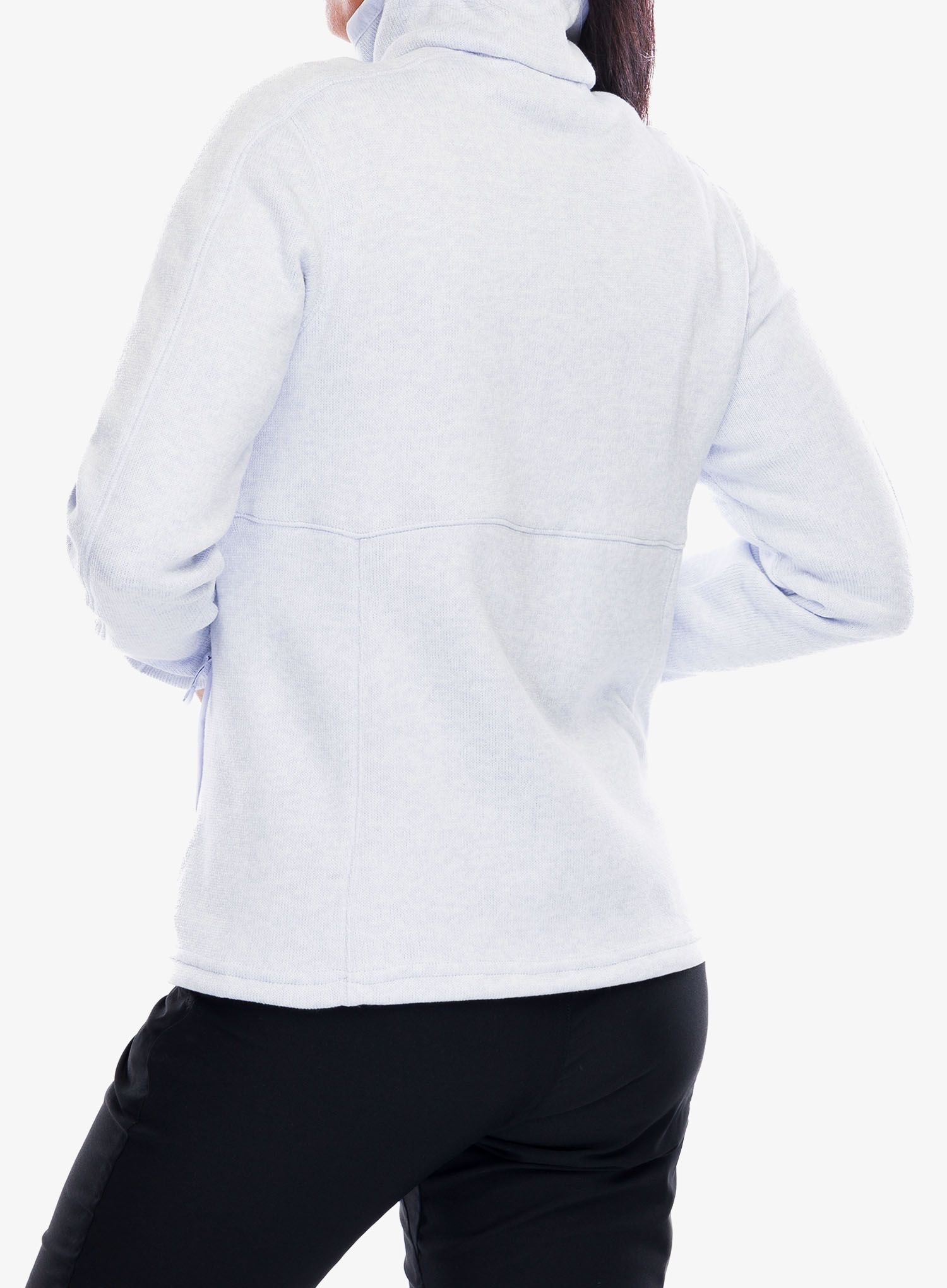 Ženski flis Columbia Sweater Weather Full Zip II - snowdrift/blue hint heather