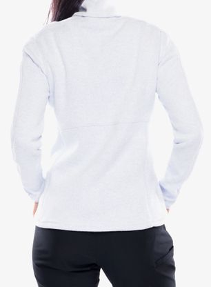 Ženski flis Columbia Sweater Weather Full Zip II - snowdrift/blue hint heather