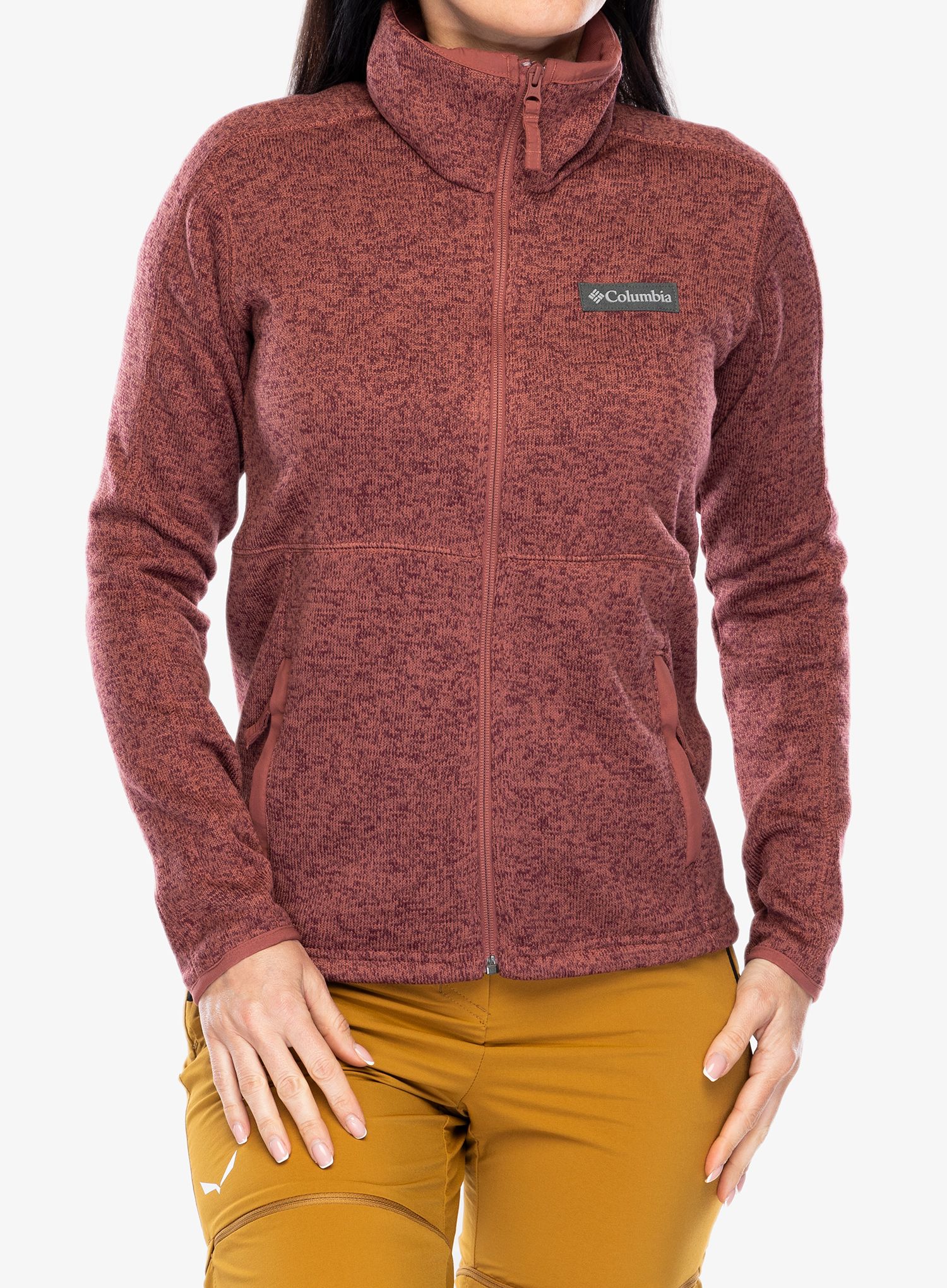 Flis Columbia Sweater Weather Full Zip - beetroot heather