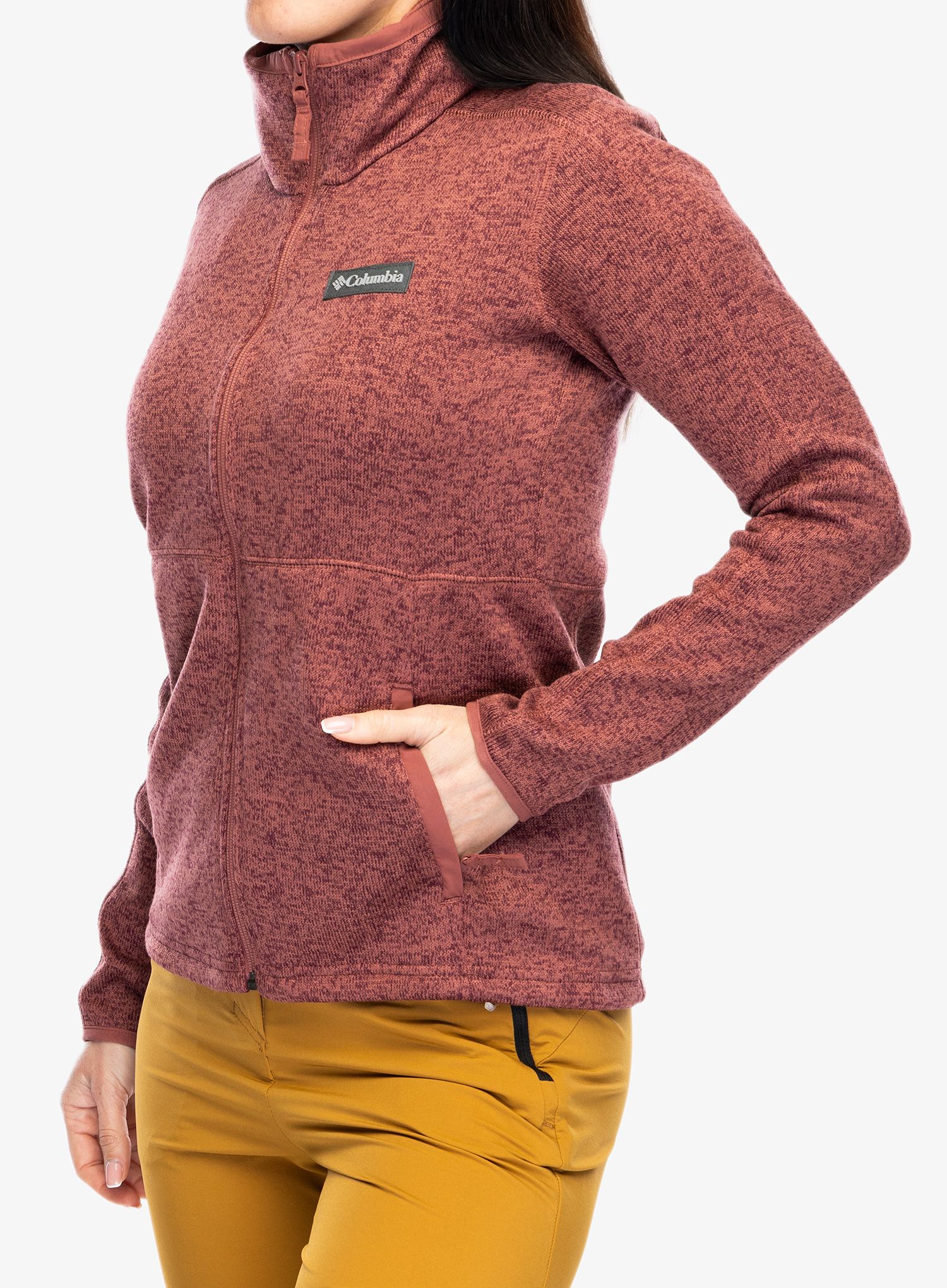 Flis Columbia Sweater Weather Full Zip - beetroot heather