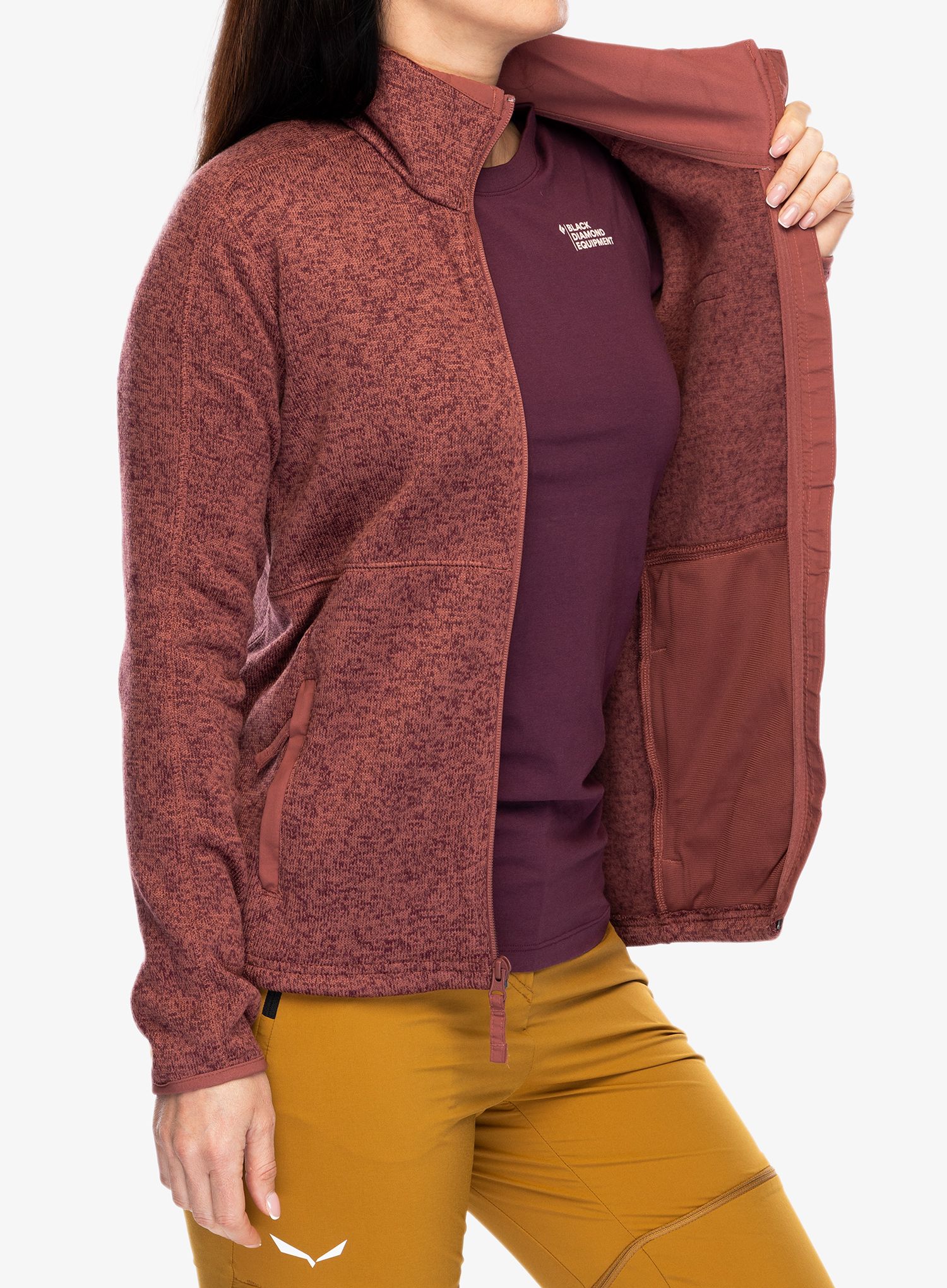 Flis Columbia Sweater Weather Full Zip - beetroot heather