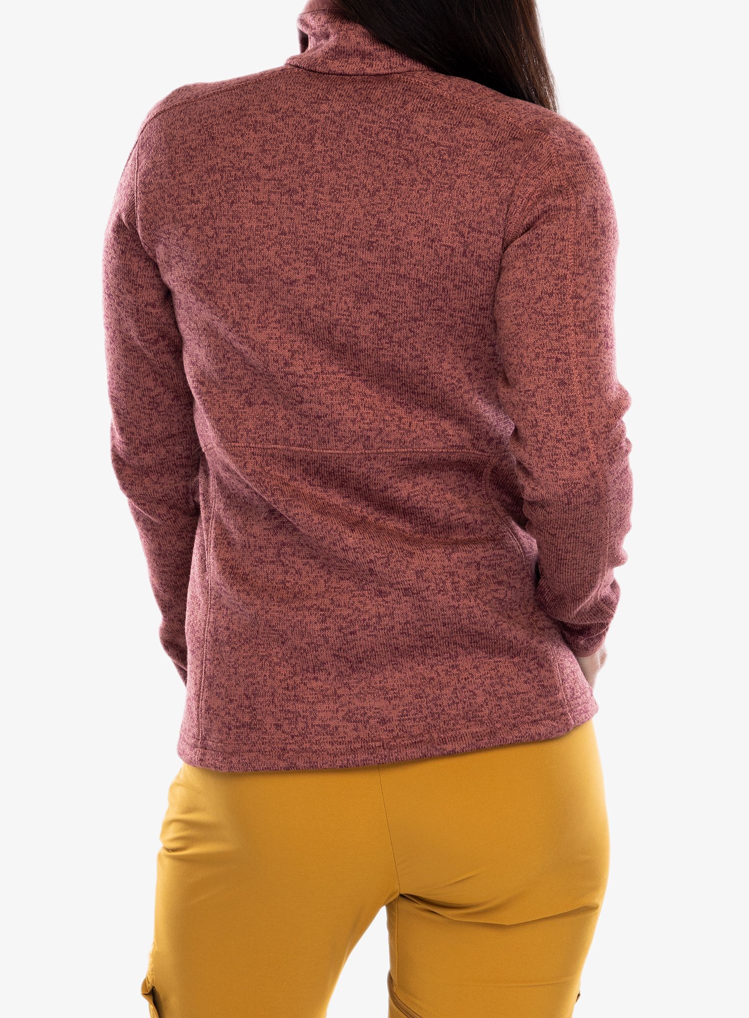 Flis Columbia Sweater Weather Full Zip - beetroot heather