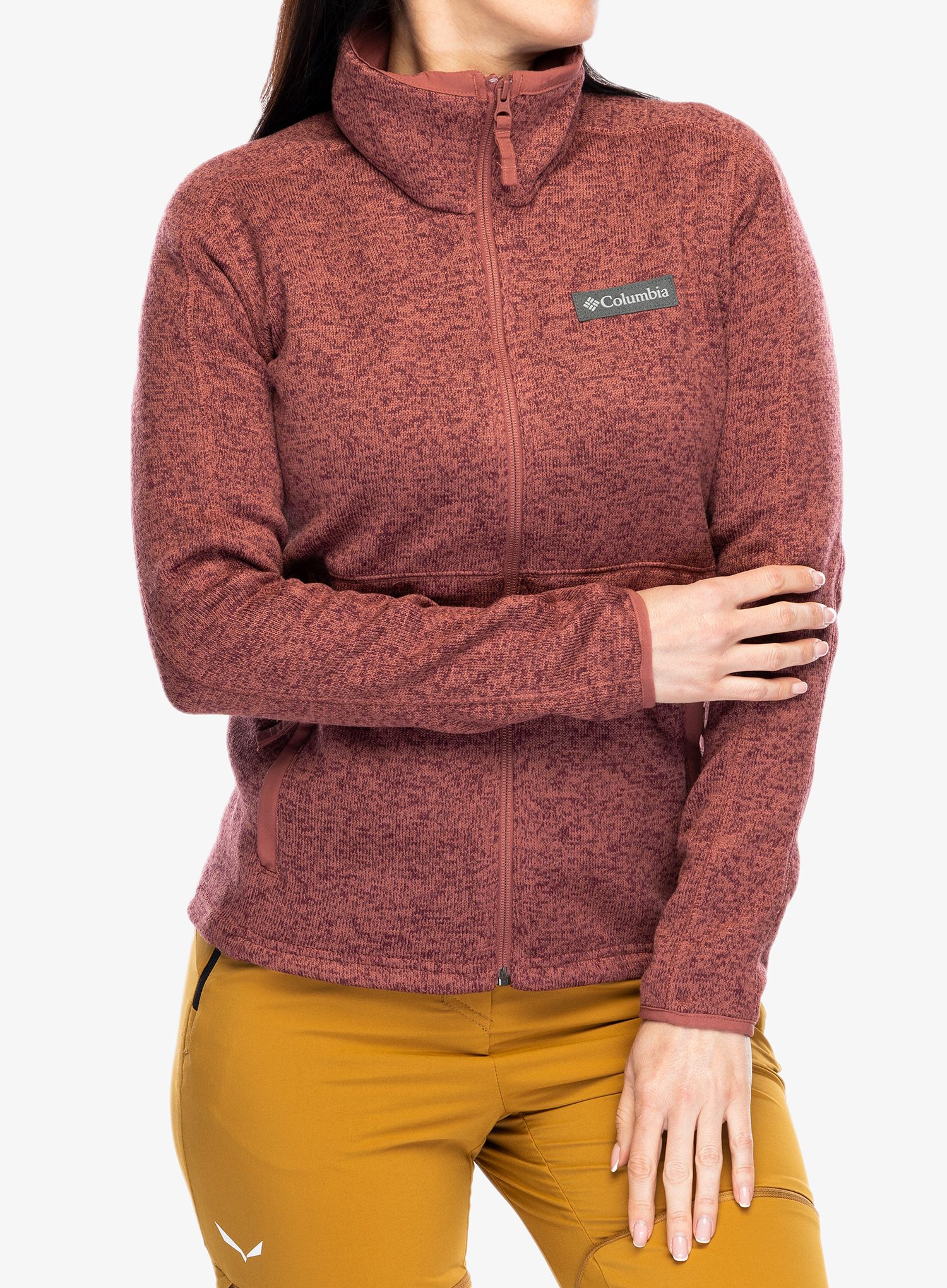 Flis Columbia Sweater Weather Full Zip - beetroot heather