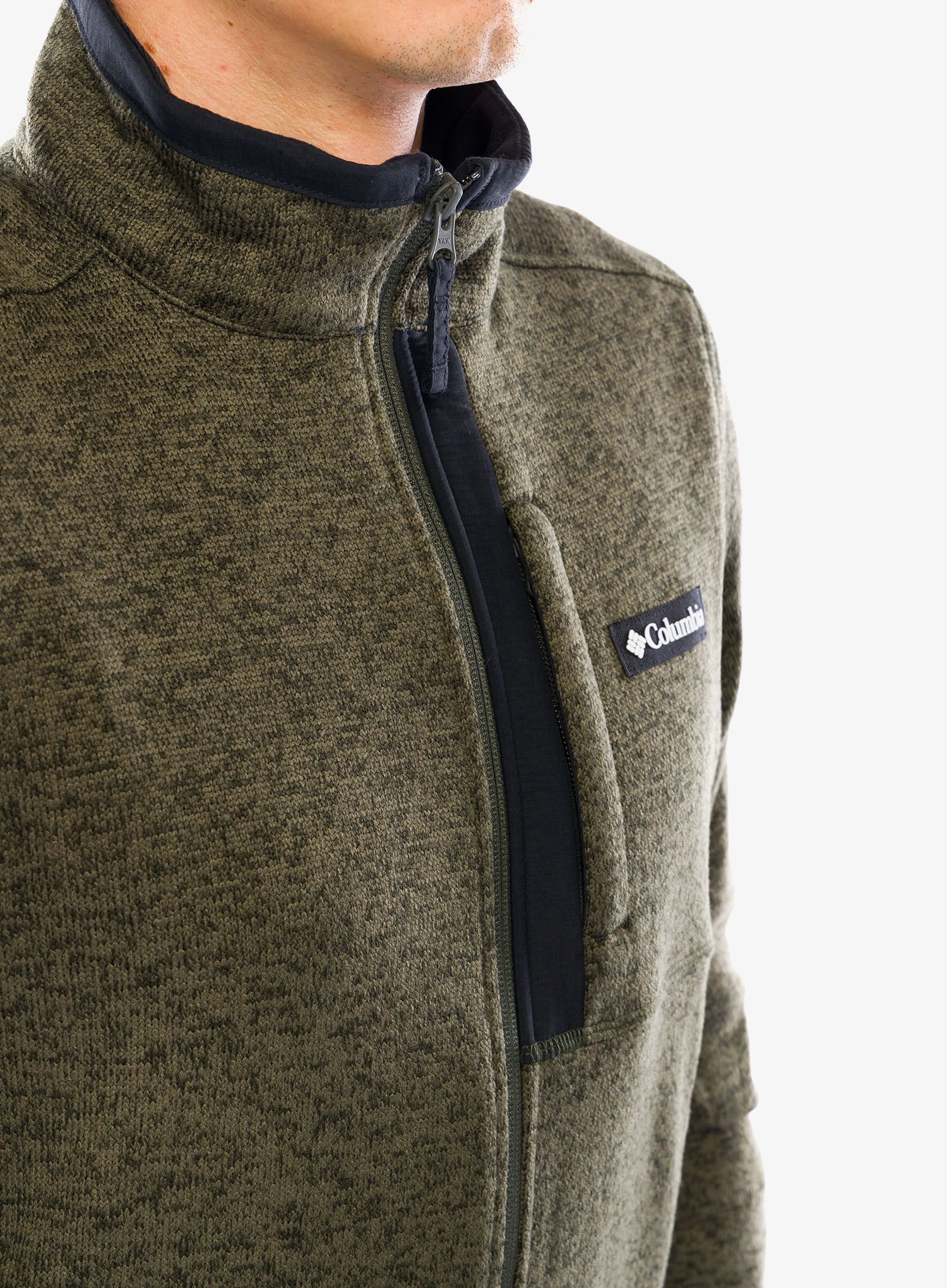 Jopica na zadrgo Columbia Sweater Weather Full Zip - greenscape heather
