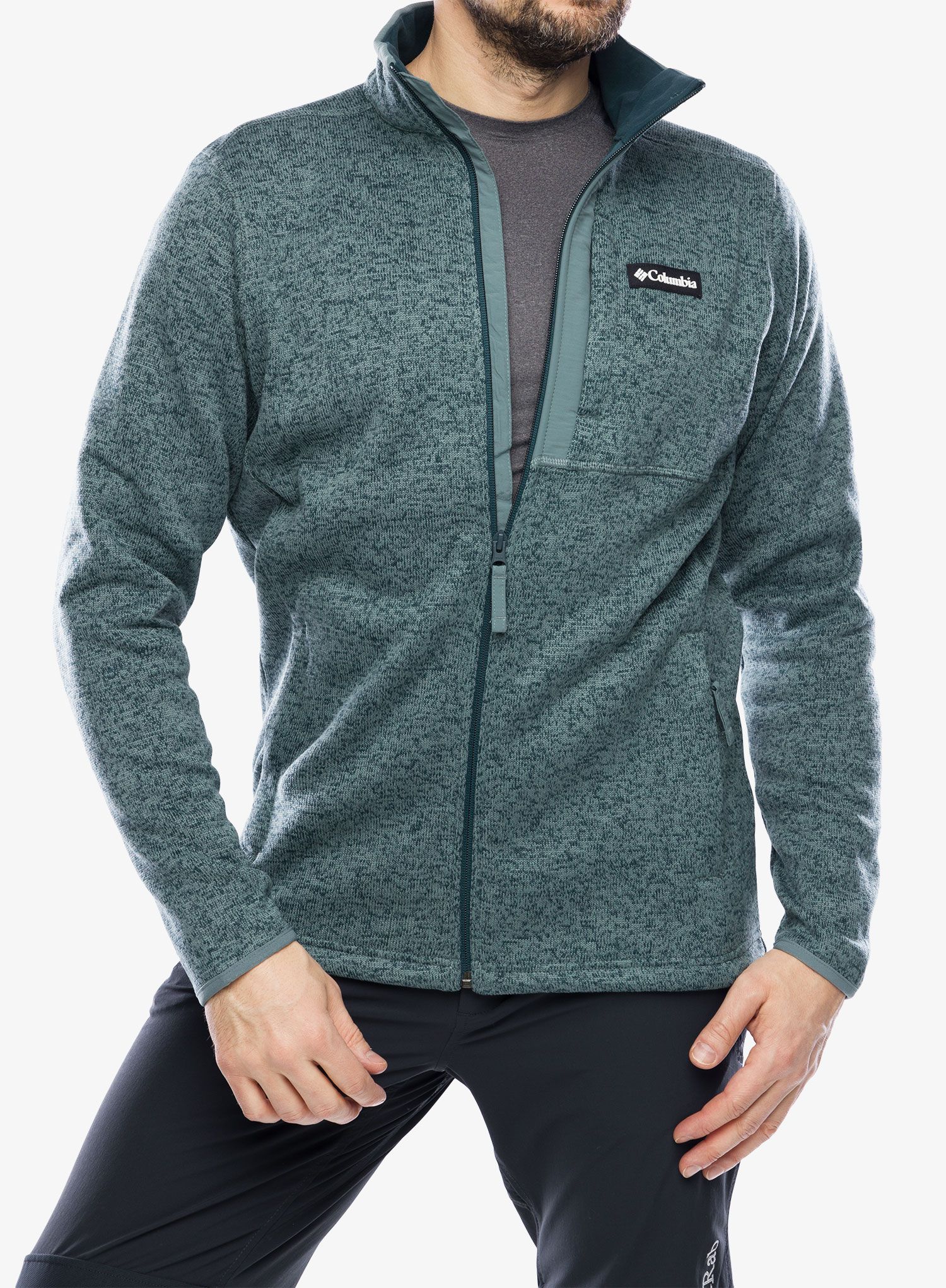 Jopica na zadrgo Columbia Sweater Weather Full Zip - night wave heater/metal