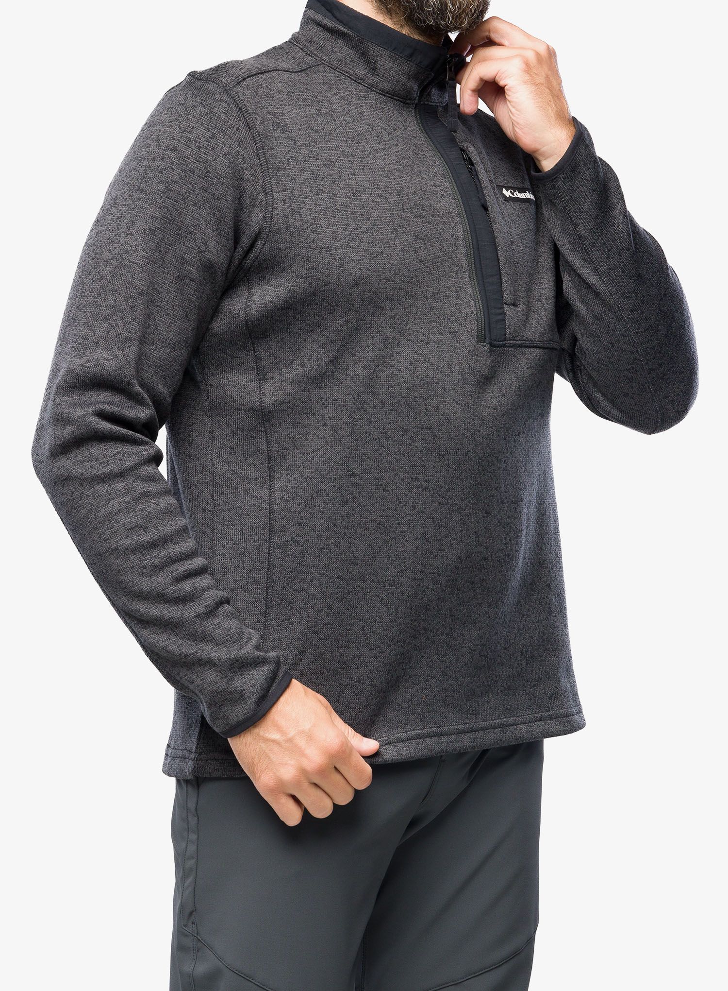 Jopica z zadrgo Columbia Sweater Weather Half Zip - black heather/black