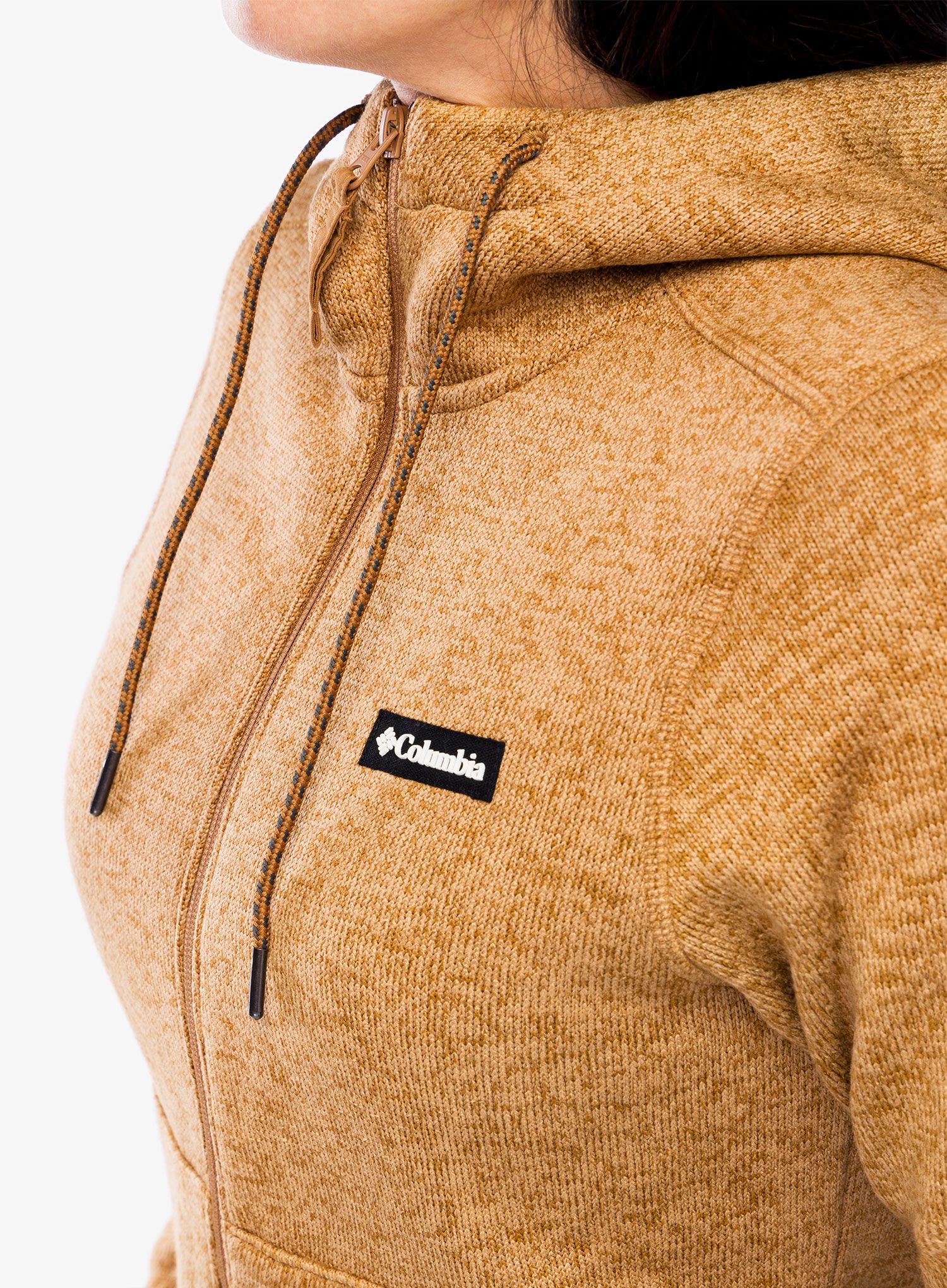 Ženska jopica Columbia Sweater Weather Sherpa Full Zip II - camel brown heather