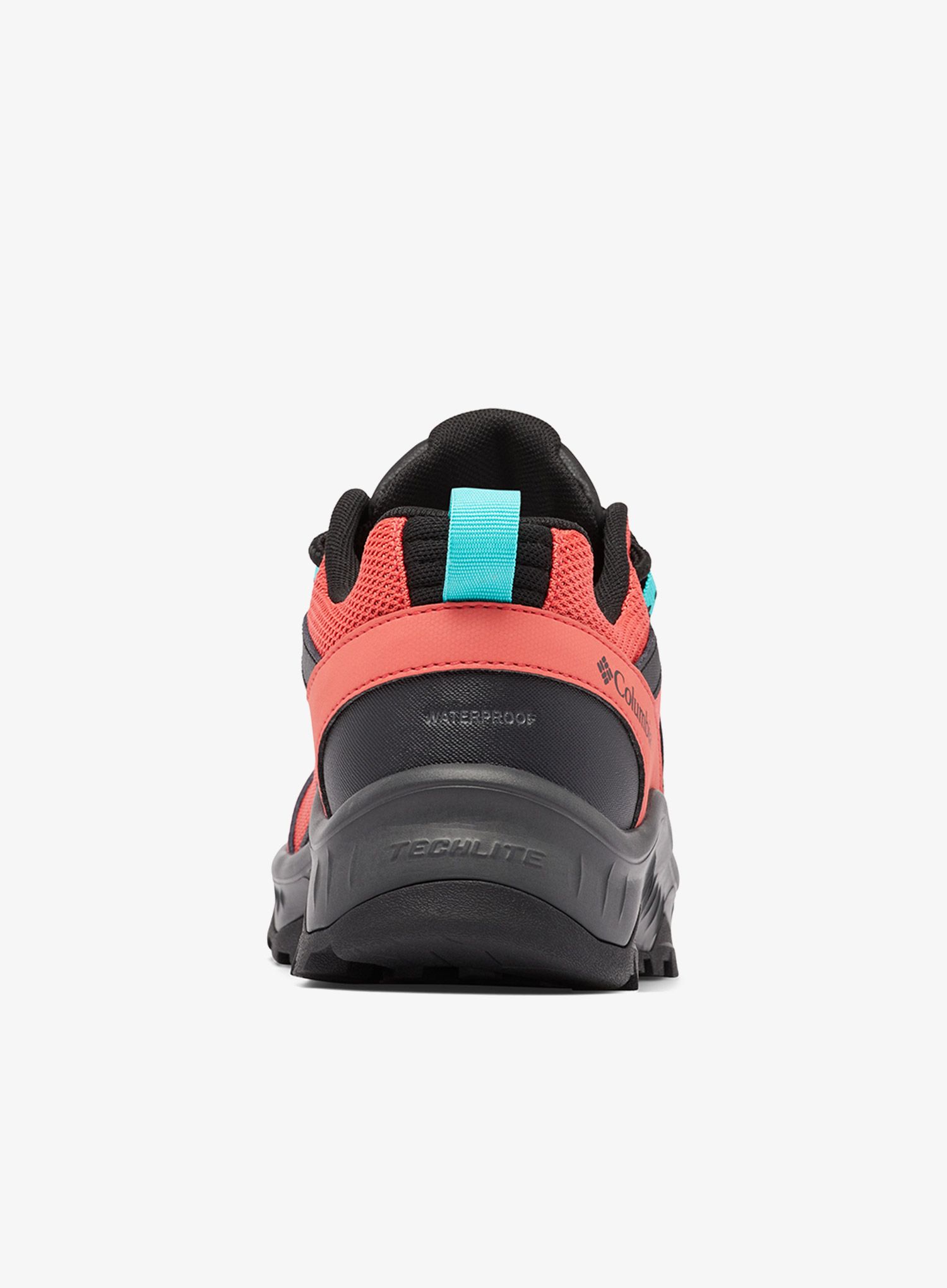 Ženski pohodniški čevlji Columbia Trailstorm Ascend WP - red coral/bright aqua