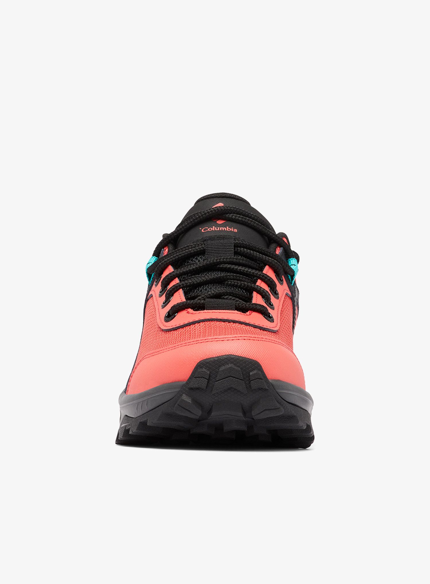 Ženski pohodniški čevlji Columbia Trailstorm Ascend WP - red coral/bright aqua