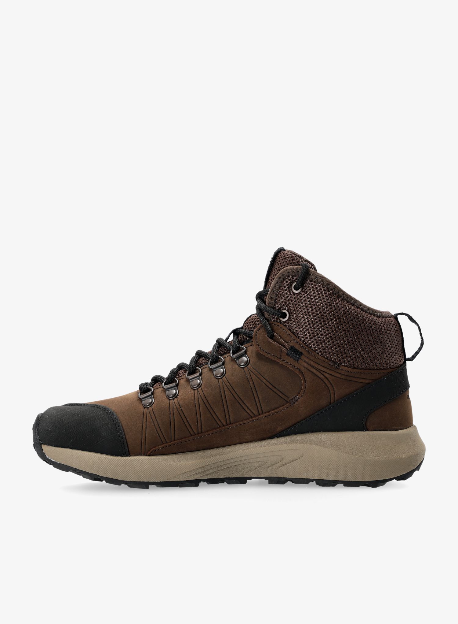 Pohodniški čevlji Columbia Trailstorm Crest Mid Waterproof - cordovan/black