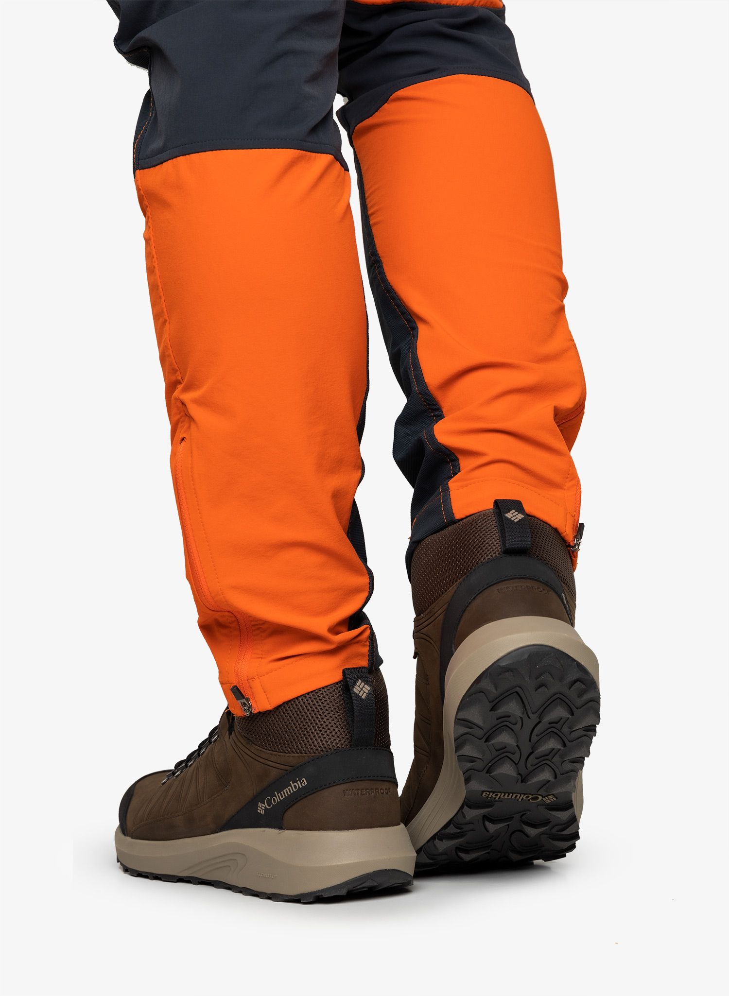 Pohodniški čevlji Columbia Trailstorm Crest Mid Waterproof - cordovan/black