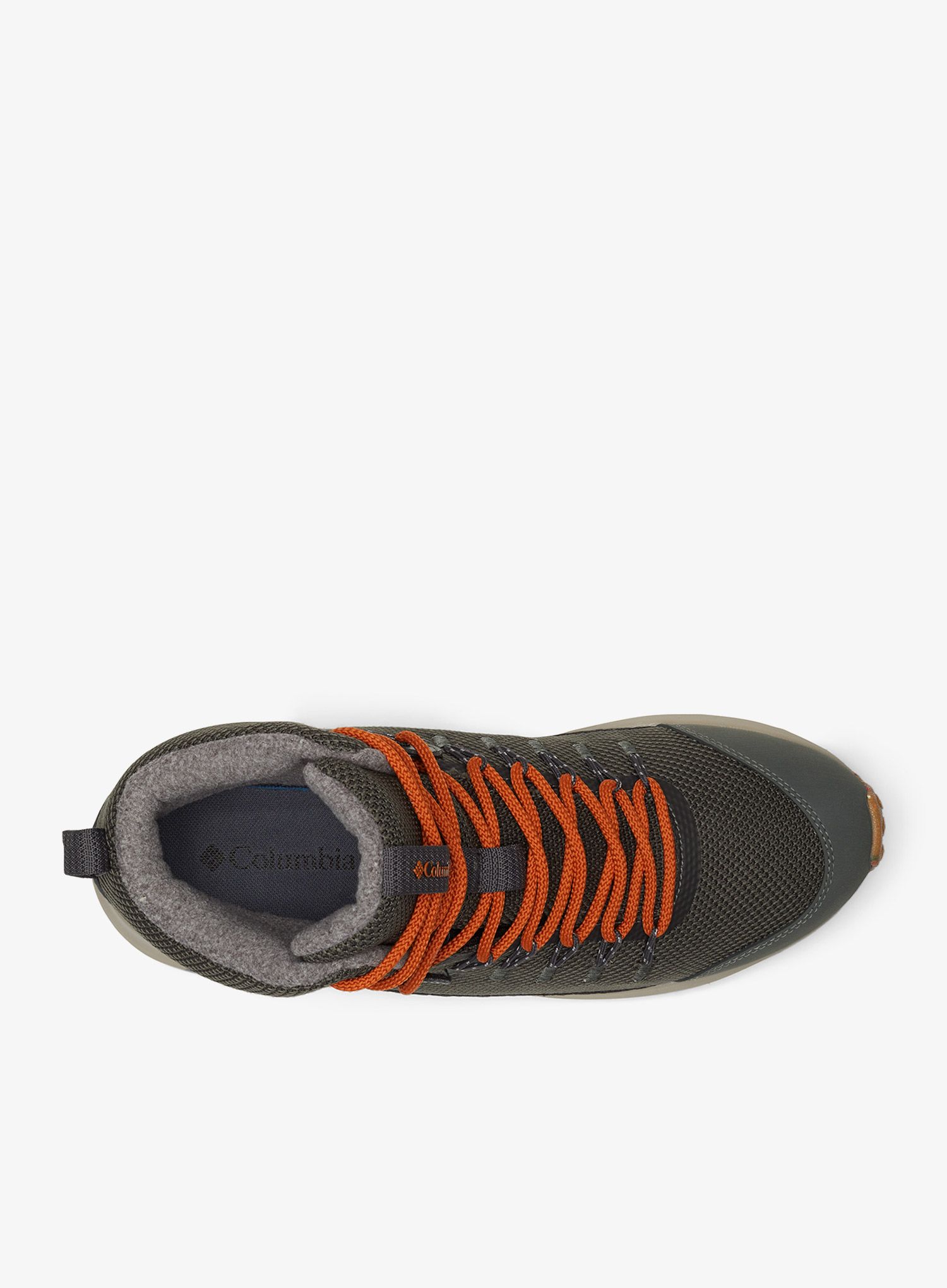 Visoki pohodniški čevlji Columbia Trailstorm Mid WP Omni-Heat - gravel/warm copper