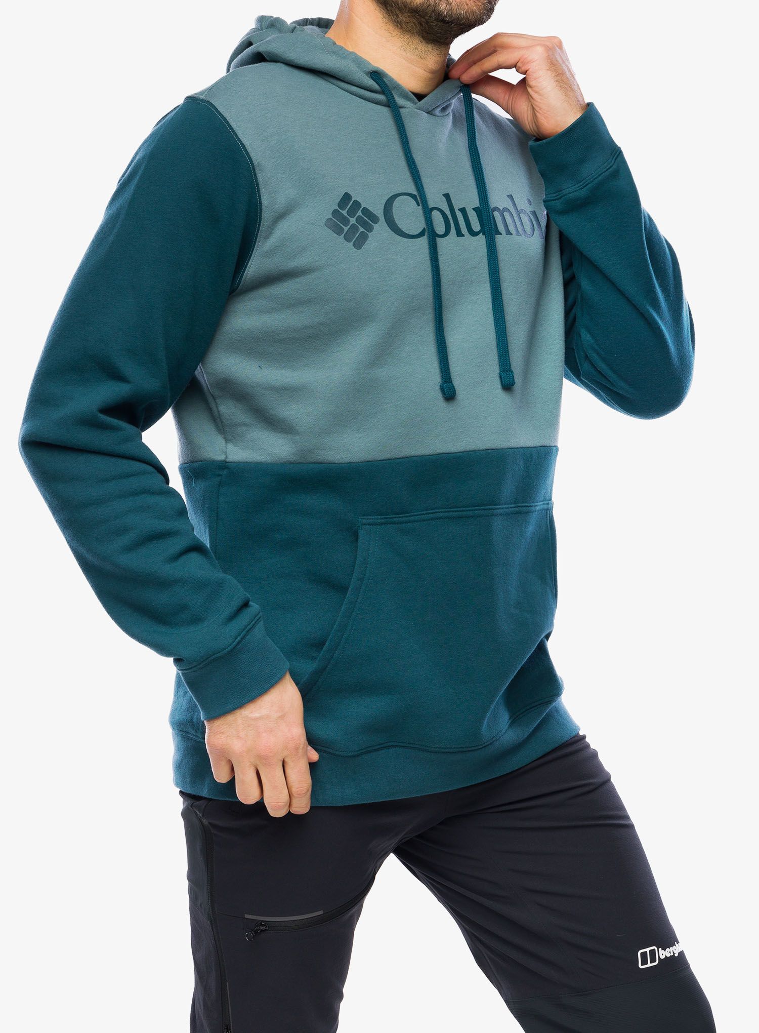 Moška jopica Columbia Trek Colorblock Hoodie - night wave/metal