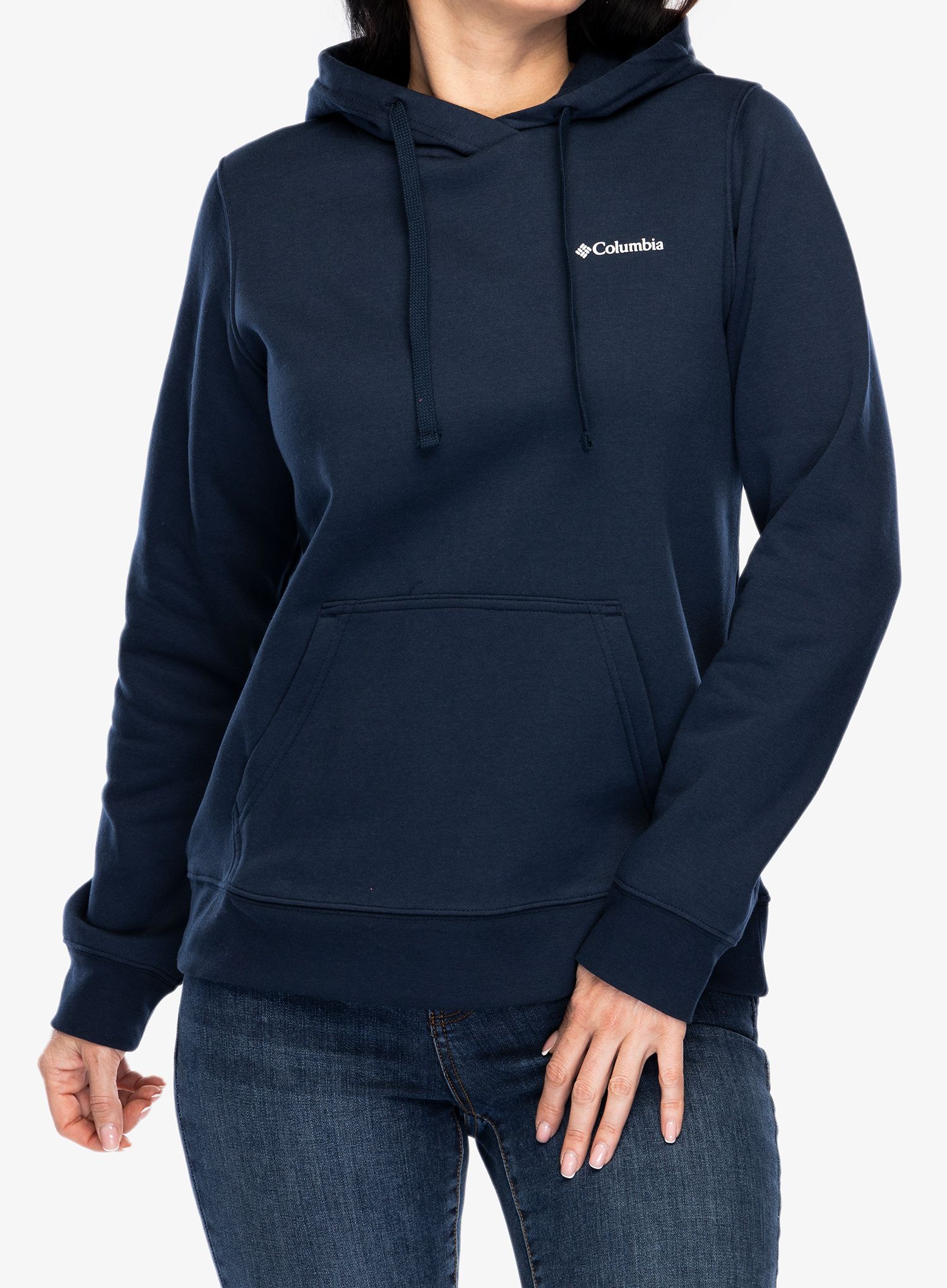 Ženska jopa s kapuco Columbia Trek Graphic Hoodie - collegiate navy