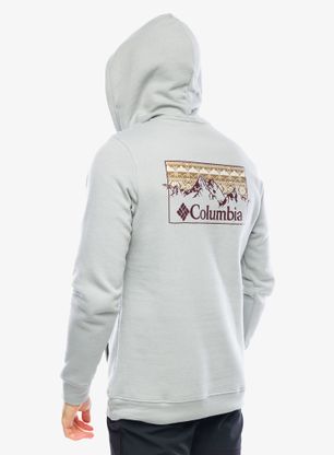 Jopica s kapuco Columbia Trek Graphic Hoodie - grey heather/checkered range
