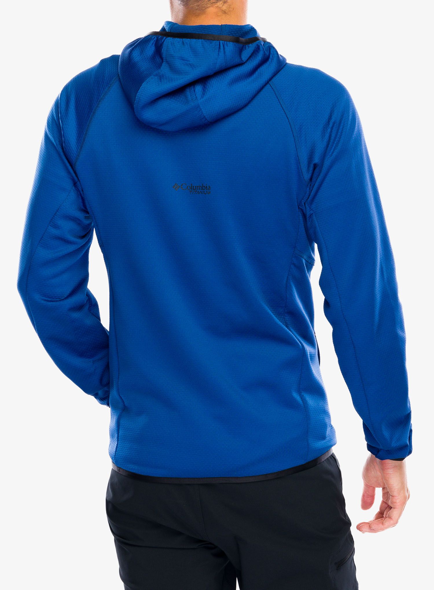 Jopica s kapuco Columbia Triple Canyon Grid Fleece Hooded FZ II - mountain blue/black