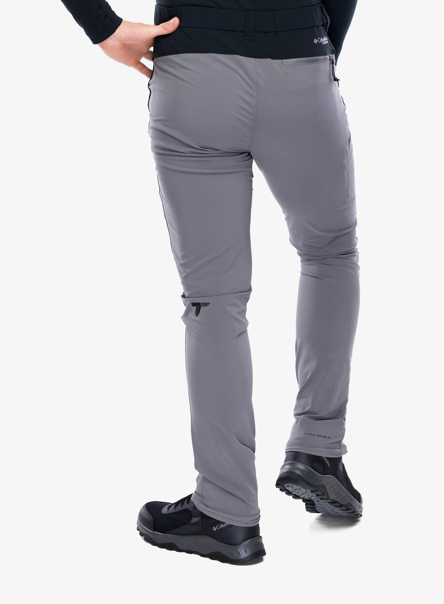 Pohodniške hlače Columbia Triple Canyon Pant II - city grey