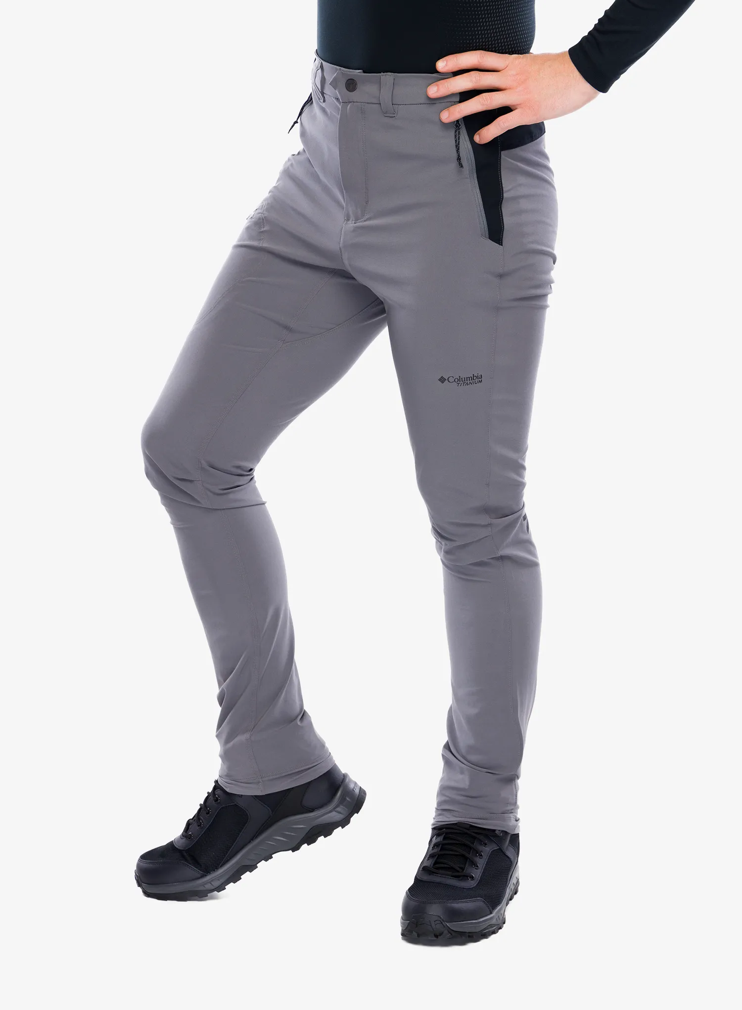 Pohodniške hlače Columbia Triple Canyon Pant II - city grey