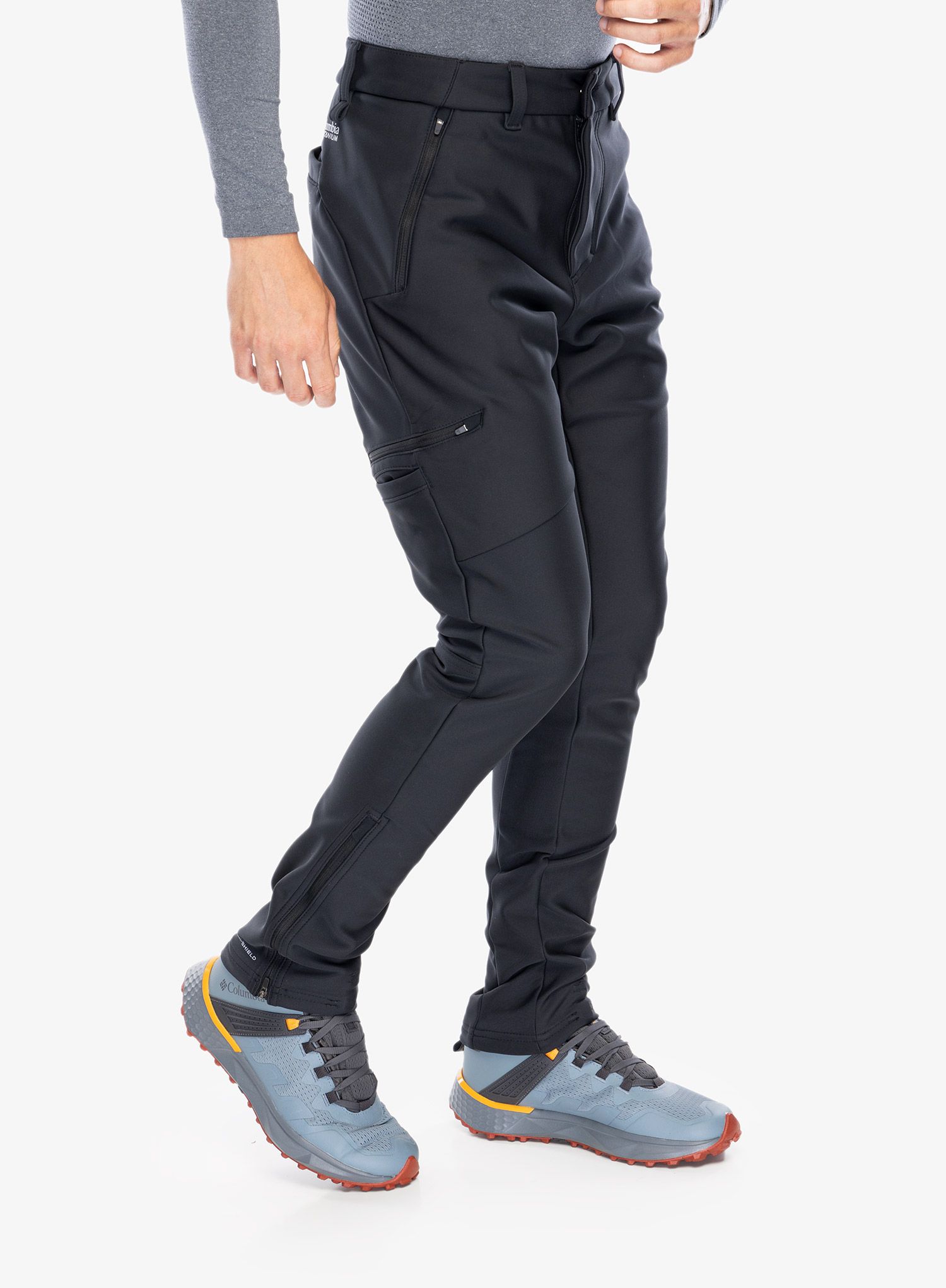 Softshell hlače Columbia Vast Canyon Softshell Pant - black