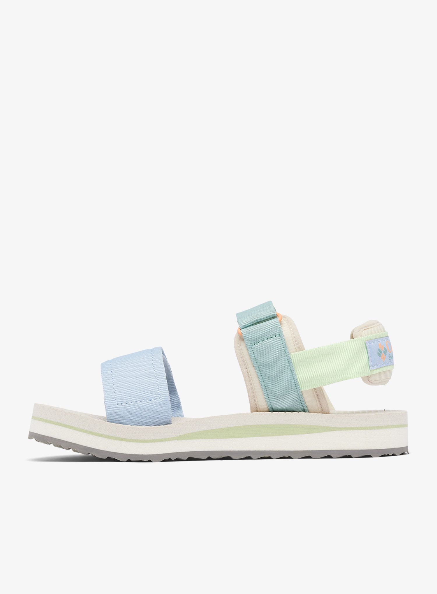 Ženski sandali Columbia Via Sandal - dark stone/apricot fizz
