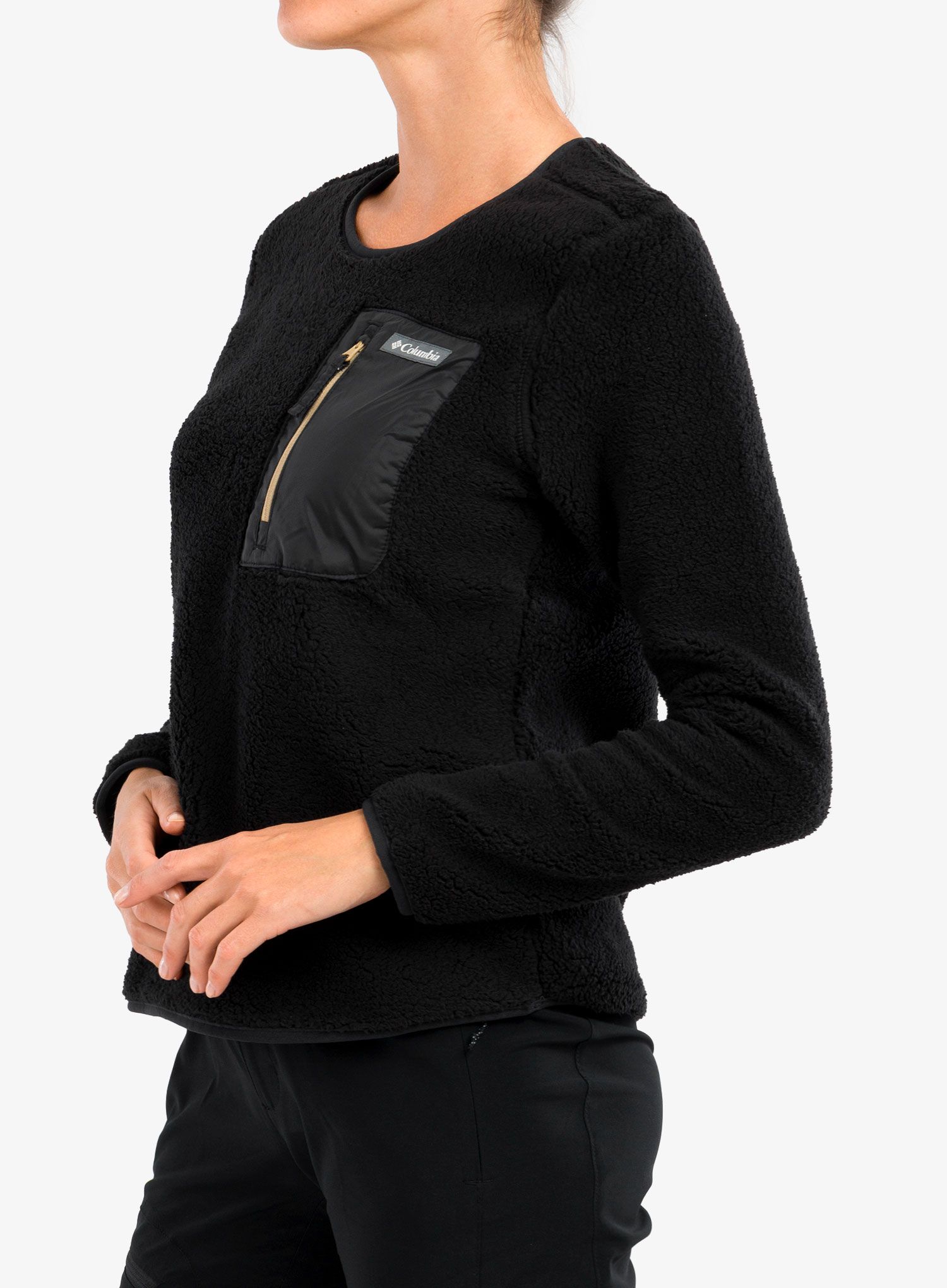Ženska jopica brez kapuce Columbia West Bend Crew - black