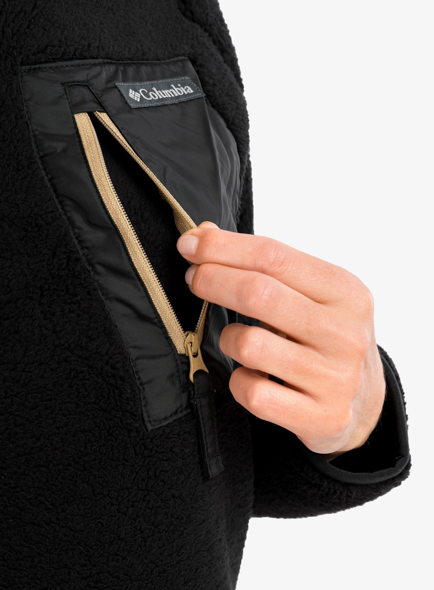 Ženska jopica brez kapuce Columbia West Bend Crew - black