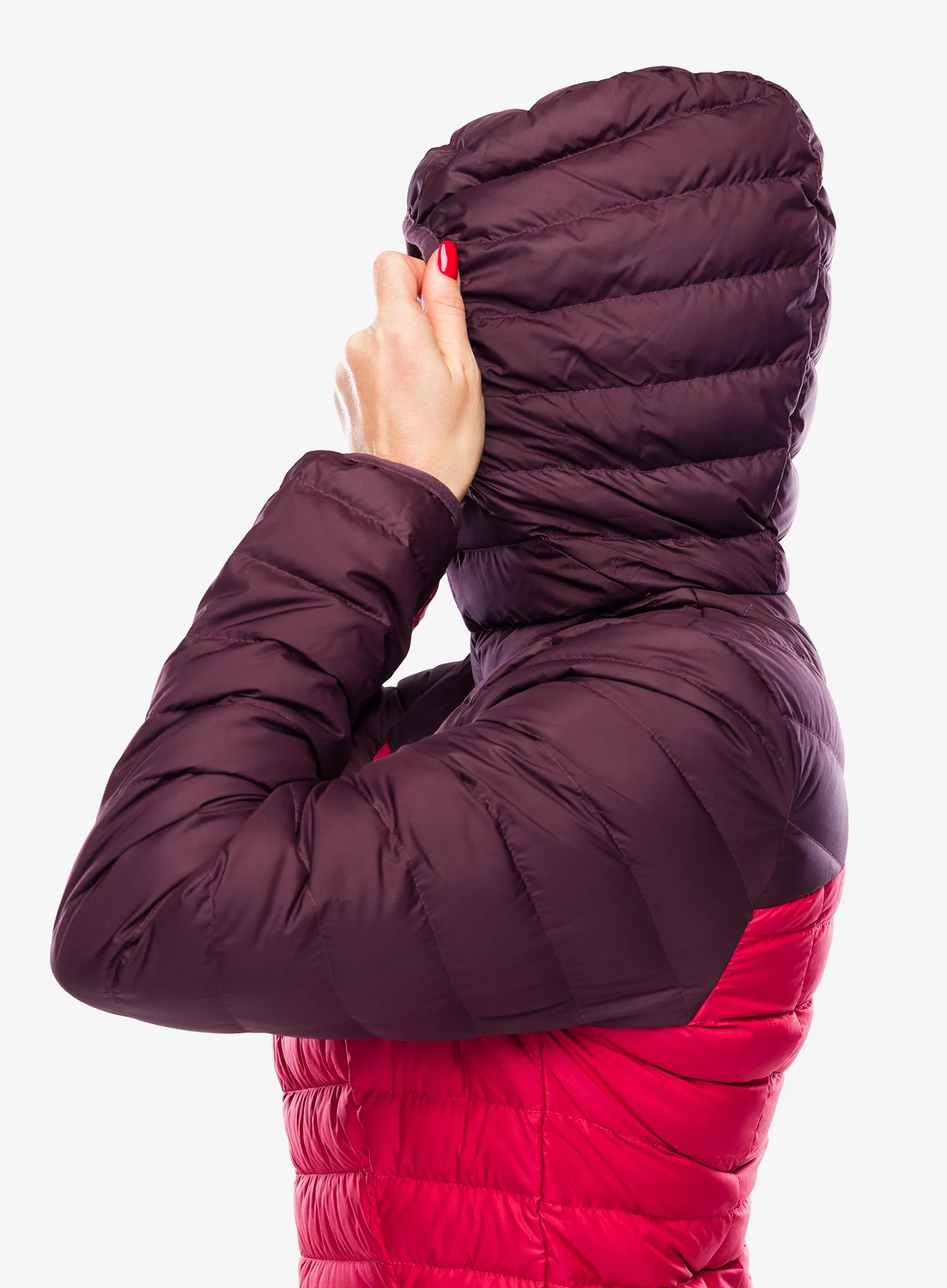 Ženska puhovka Columbia Westridge Hooded Down Jacket - moonvista/daredevil