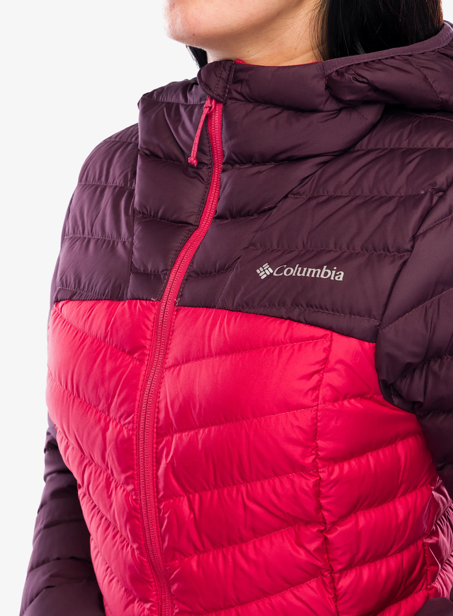 Ženska puhovka Columbia Westridge Hooded Down Jacket - moonvista/daredevil