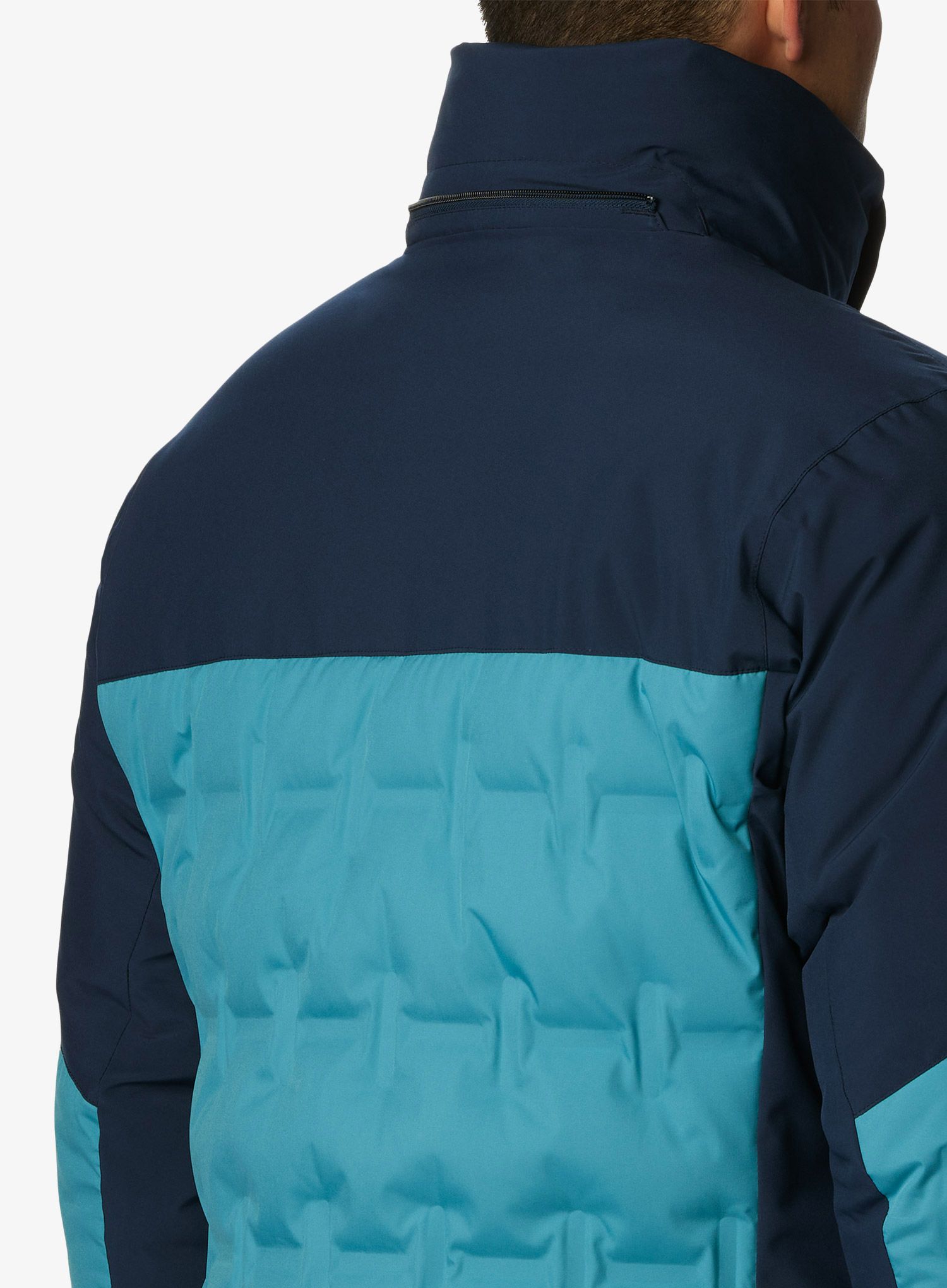Moška smučarska jakna Columbia Wild Card III Down Jacket - shasta/collegiate navy