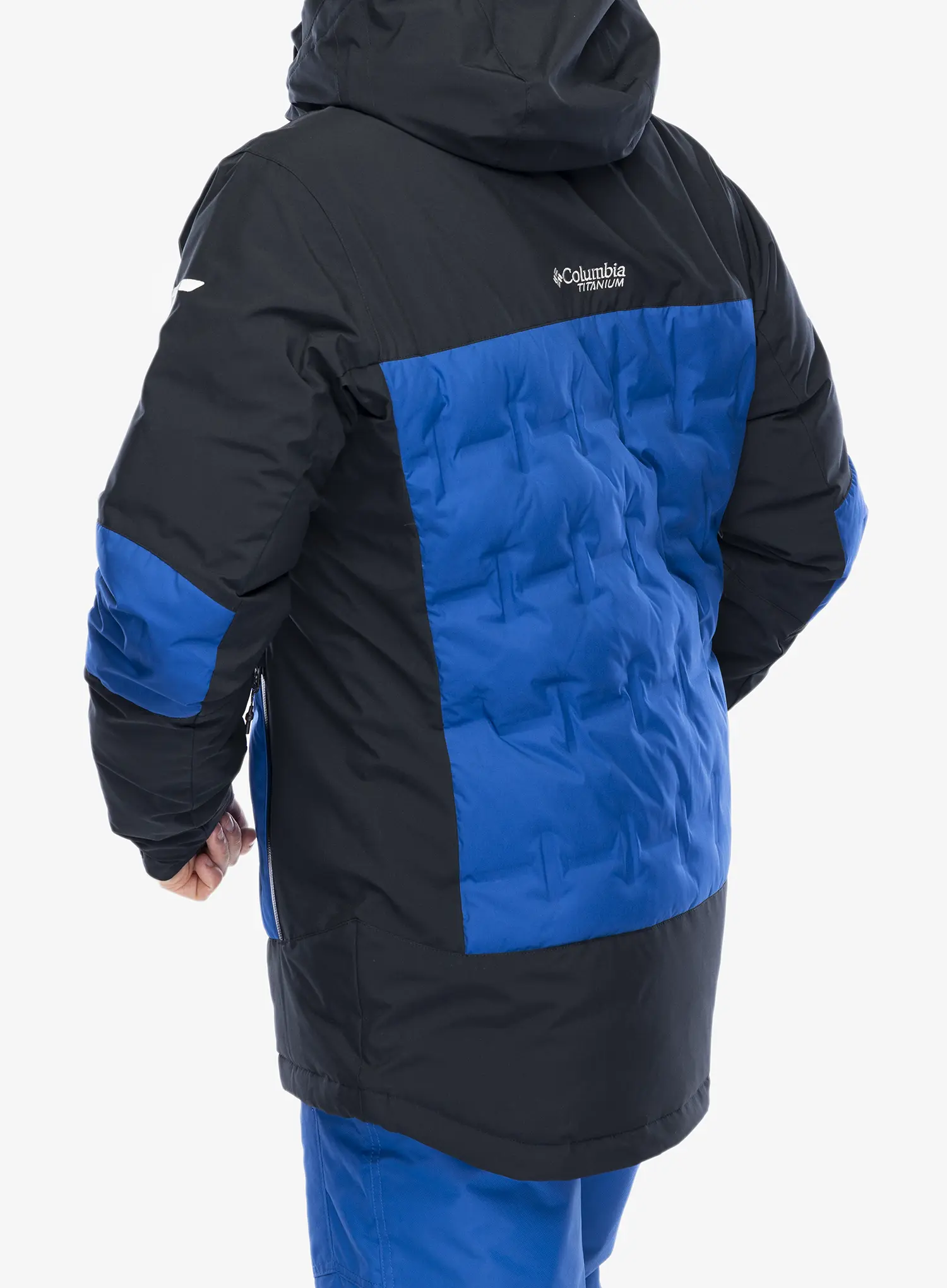 Smučarska jakna Columbia Wild Card IV Down Jacket - mountain blue/black
