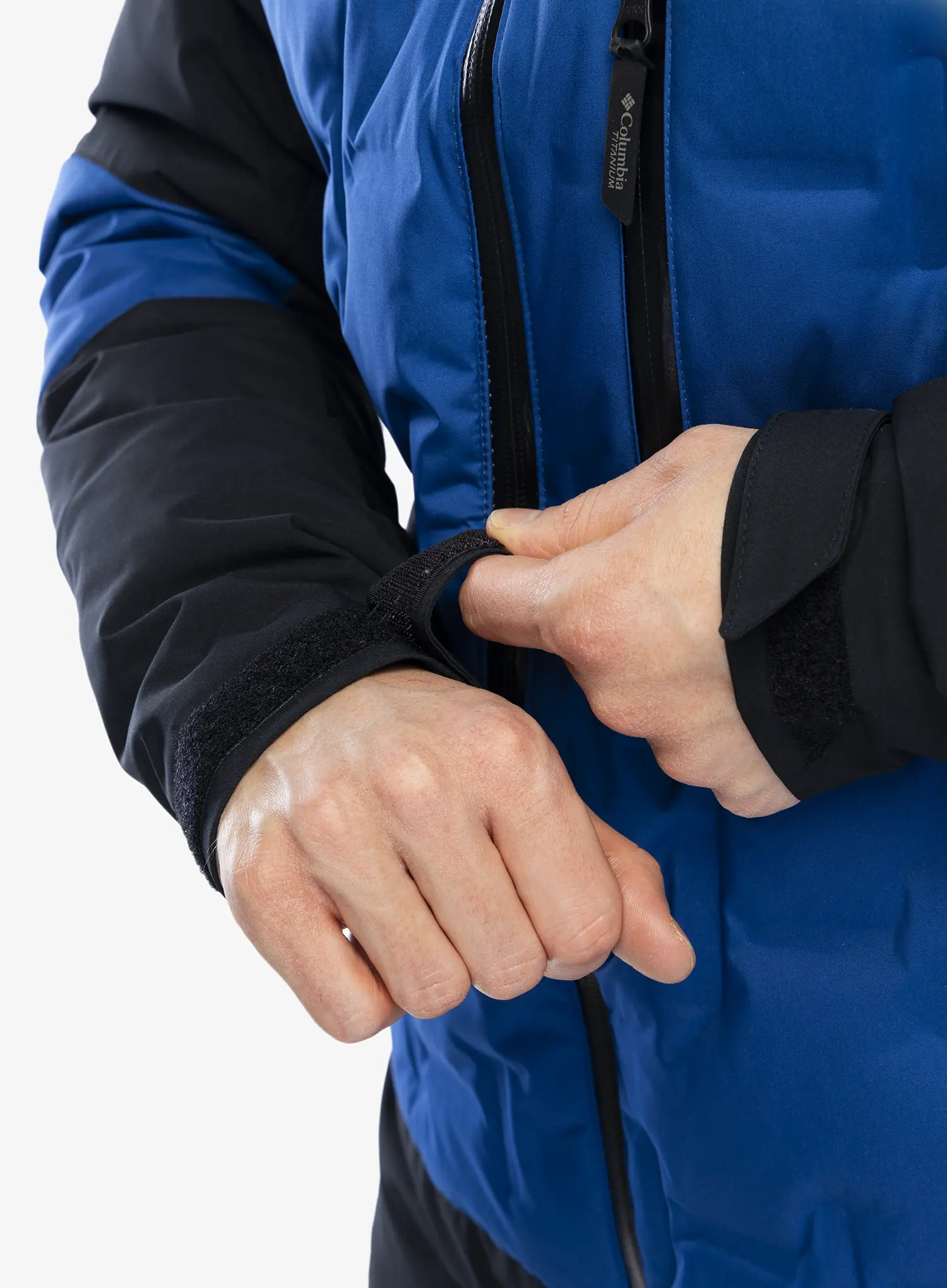 Smučarska jakna Columbia Wild Card IV Down Jacket - mountain blue/black