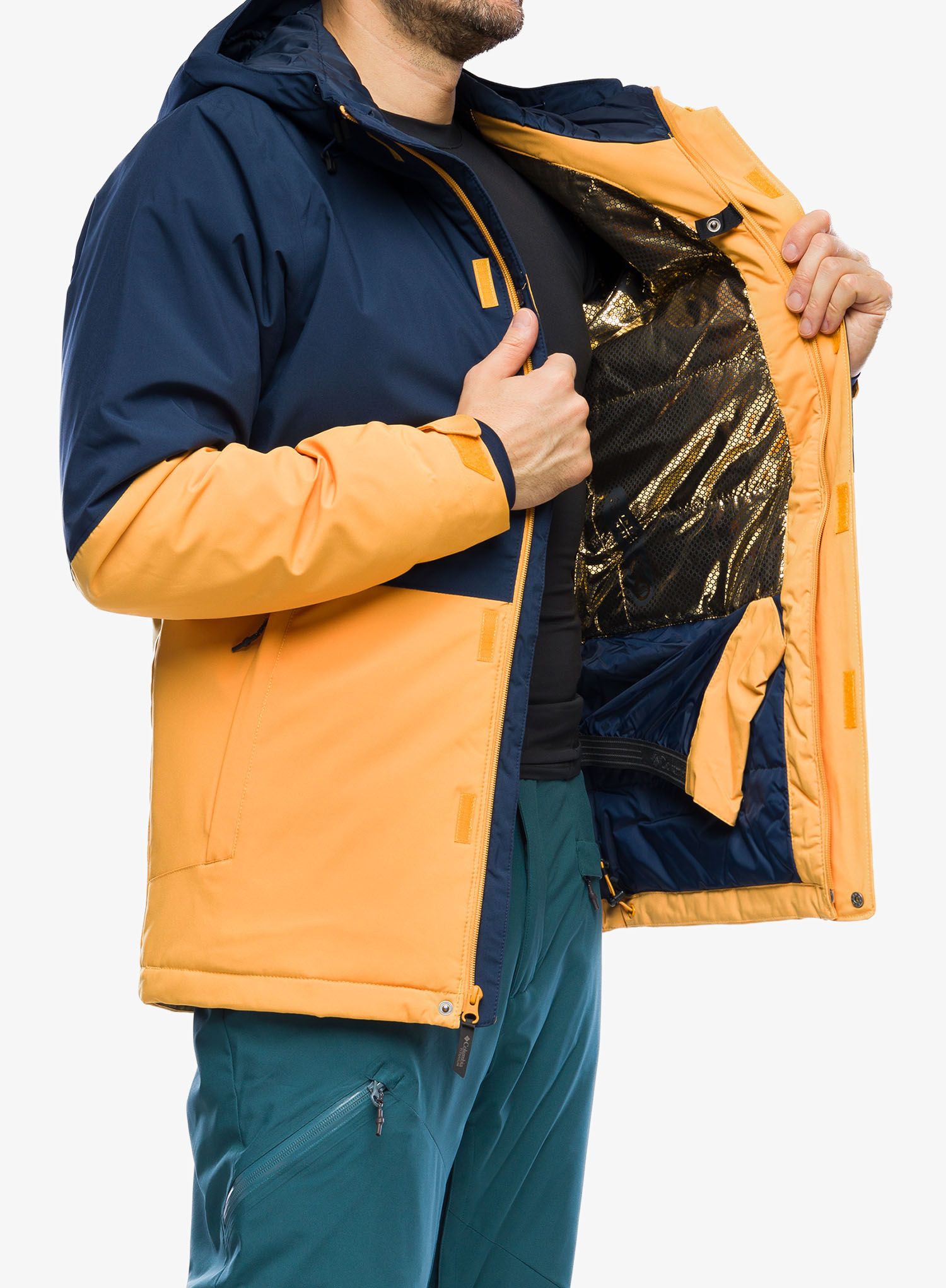 Smučarska jakna Columbia Winter District II Jacket - raw honey/collegiate navy