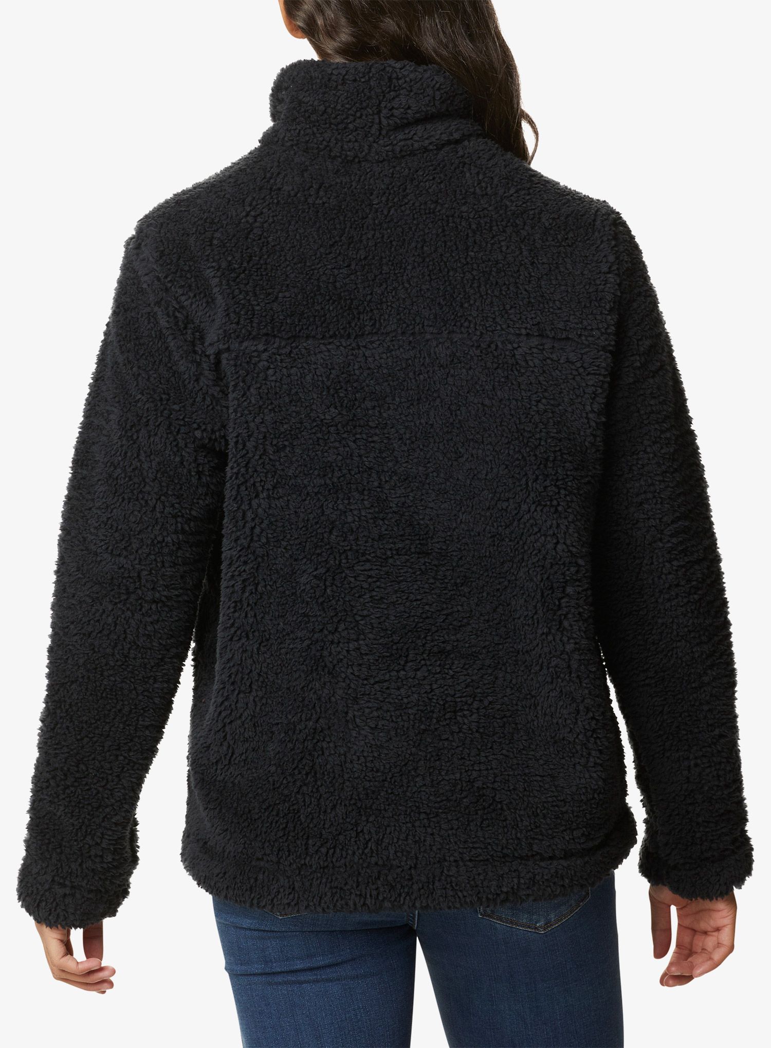 Ženski flis Columbia Winter Pass Sherpa FZ - black