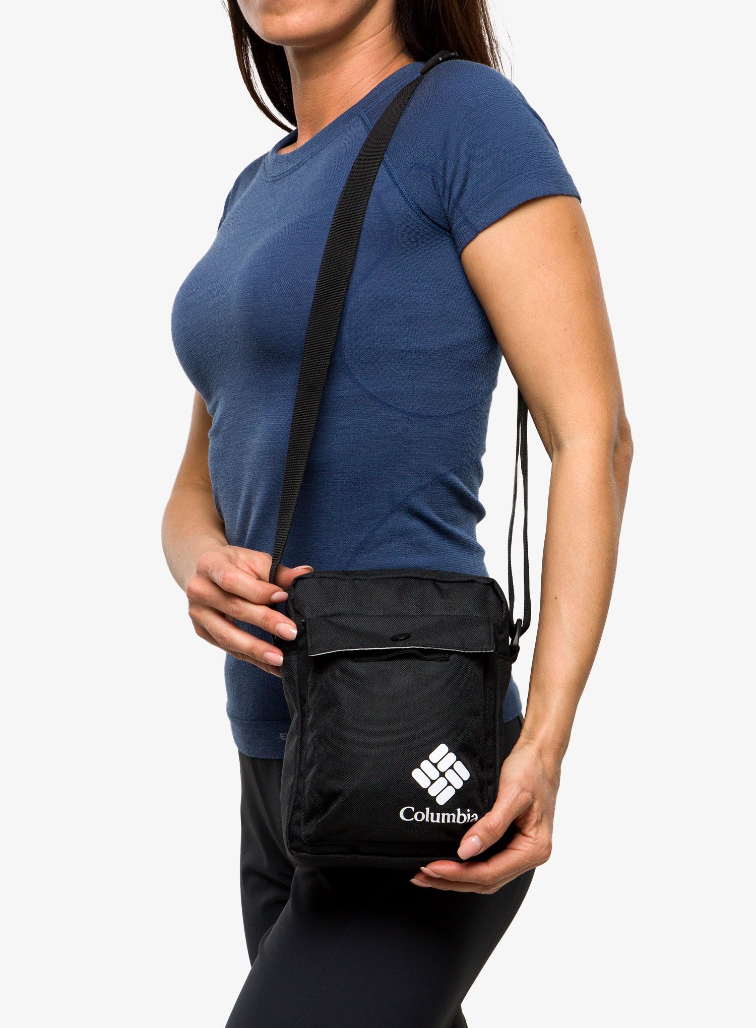 Torbica za čez ramo Columbia Zigzag Side Bag - black