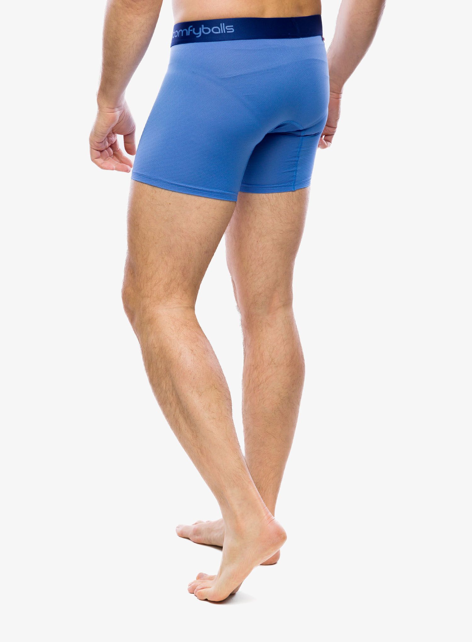 Boksarice Comfyballs Long Performance - ocean blue
