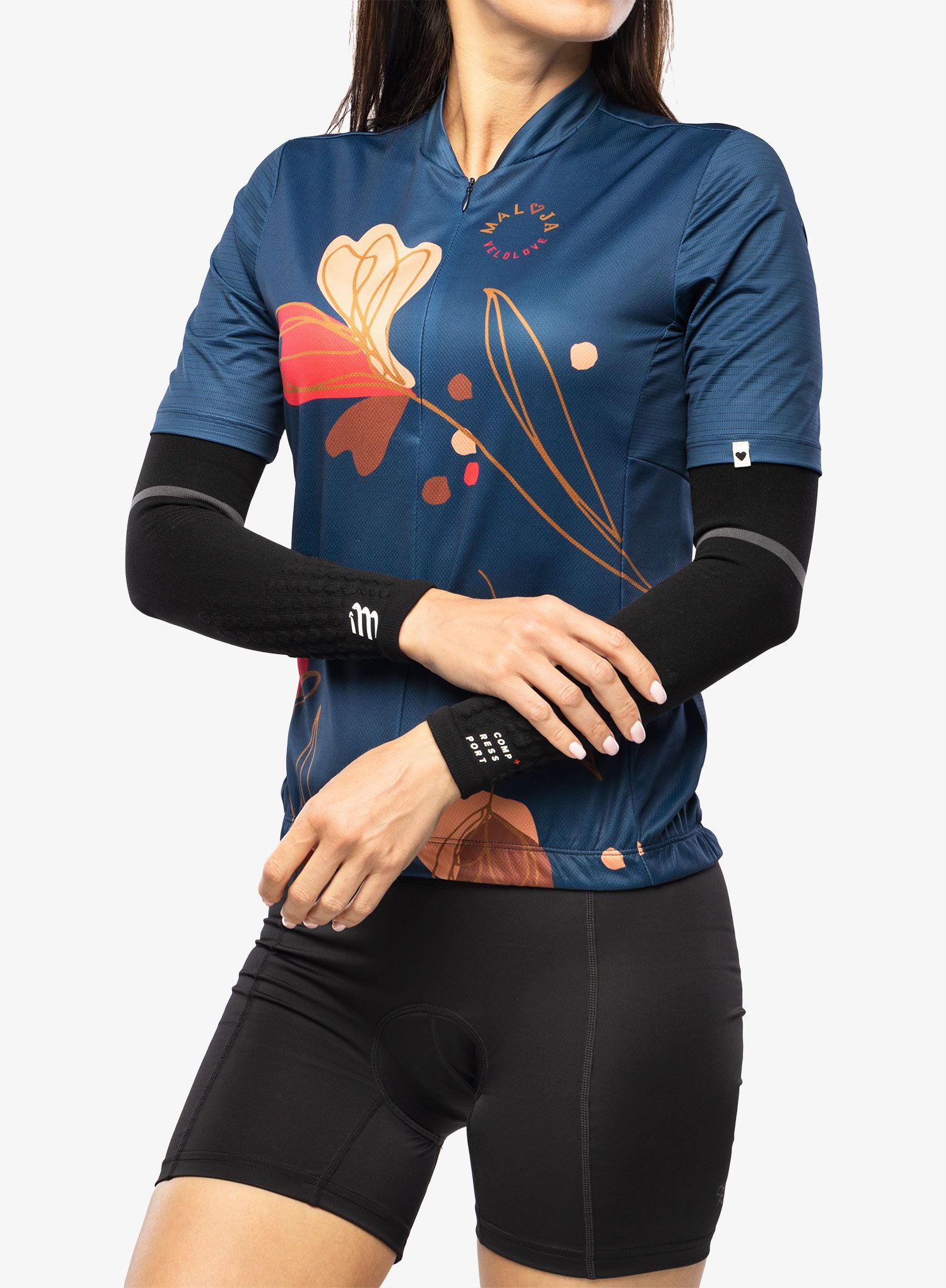 Tekaške rokavi Compressport ArmForce Ultralight - black