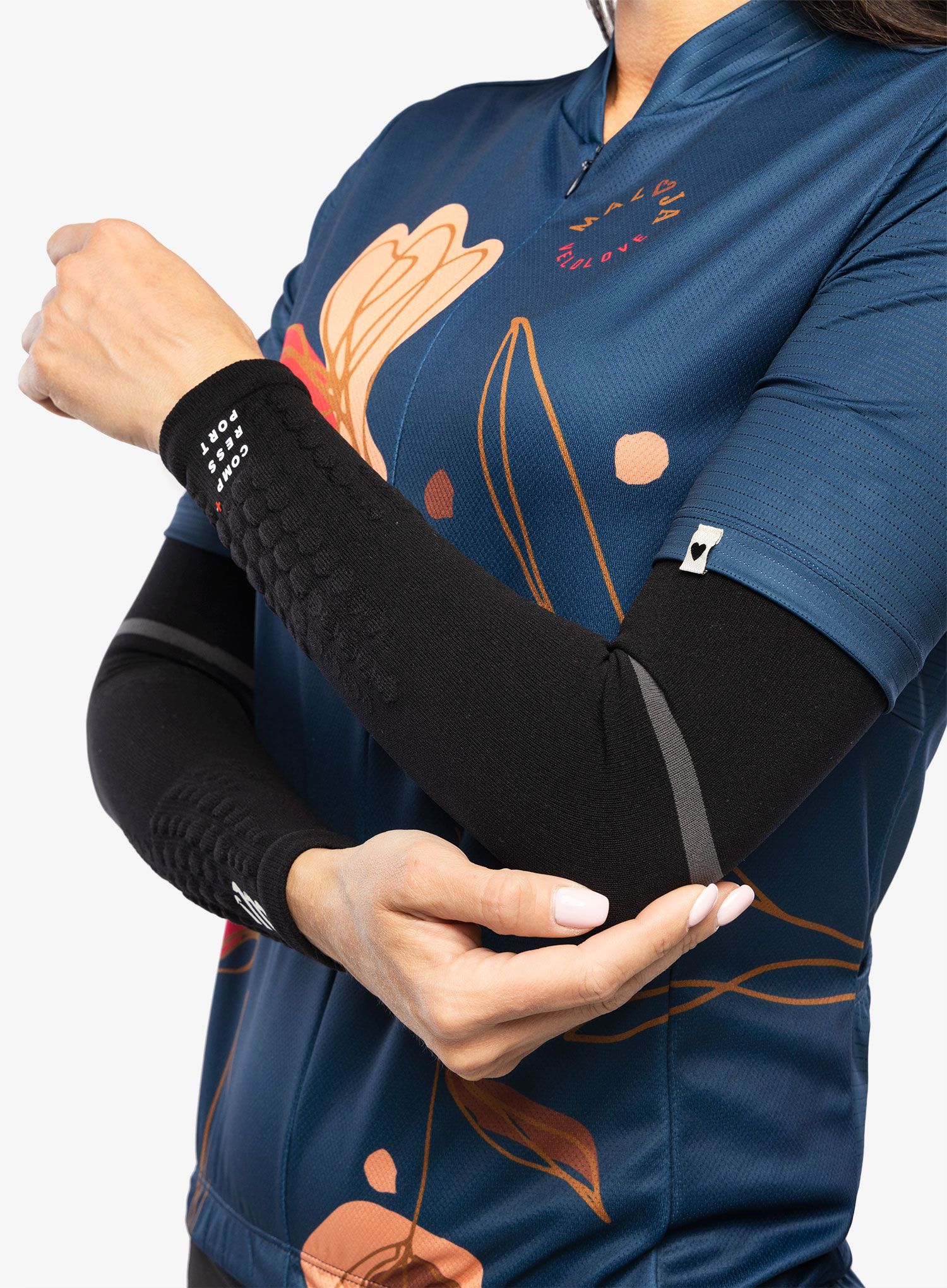 Tekaške rokavi Compressport ArmForce Ultralight - black