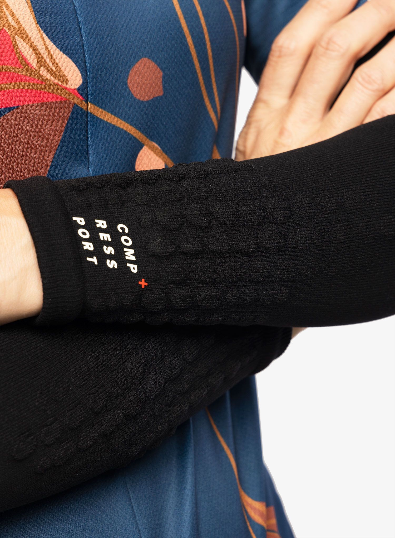 Tekaške rokavi Compressport ArmForce Ultralight - black
