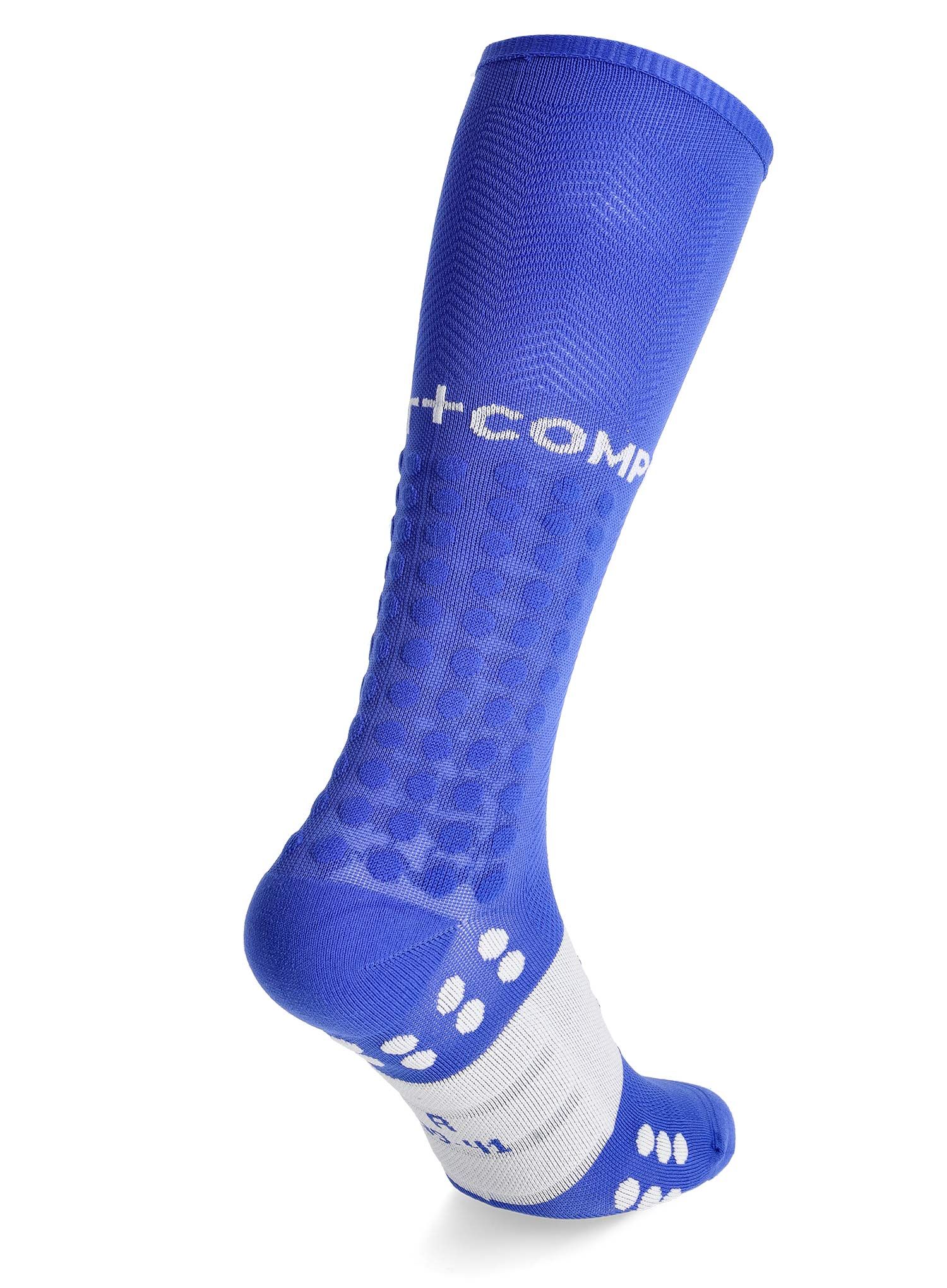 Tekaške nogavice Compressport Compression Full Socks Run - dazz blue/sugar